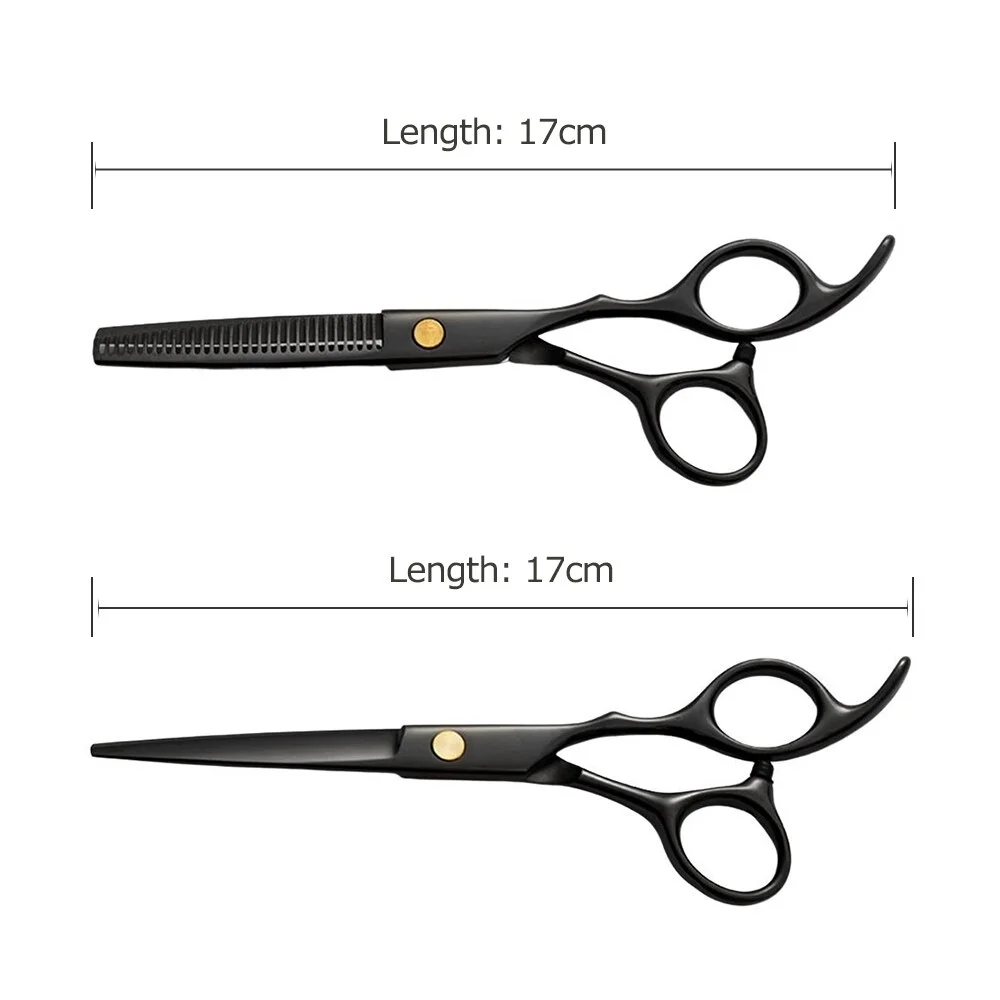 Leyfeng Hairdressing Kits 13 PCS Stainless Steel Professional Barber Scissors Set Hair Teeth Trimmer Flat Cutting Shears Comb