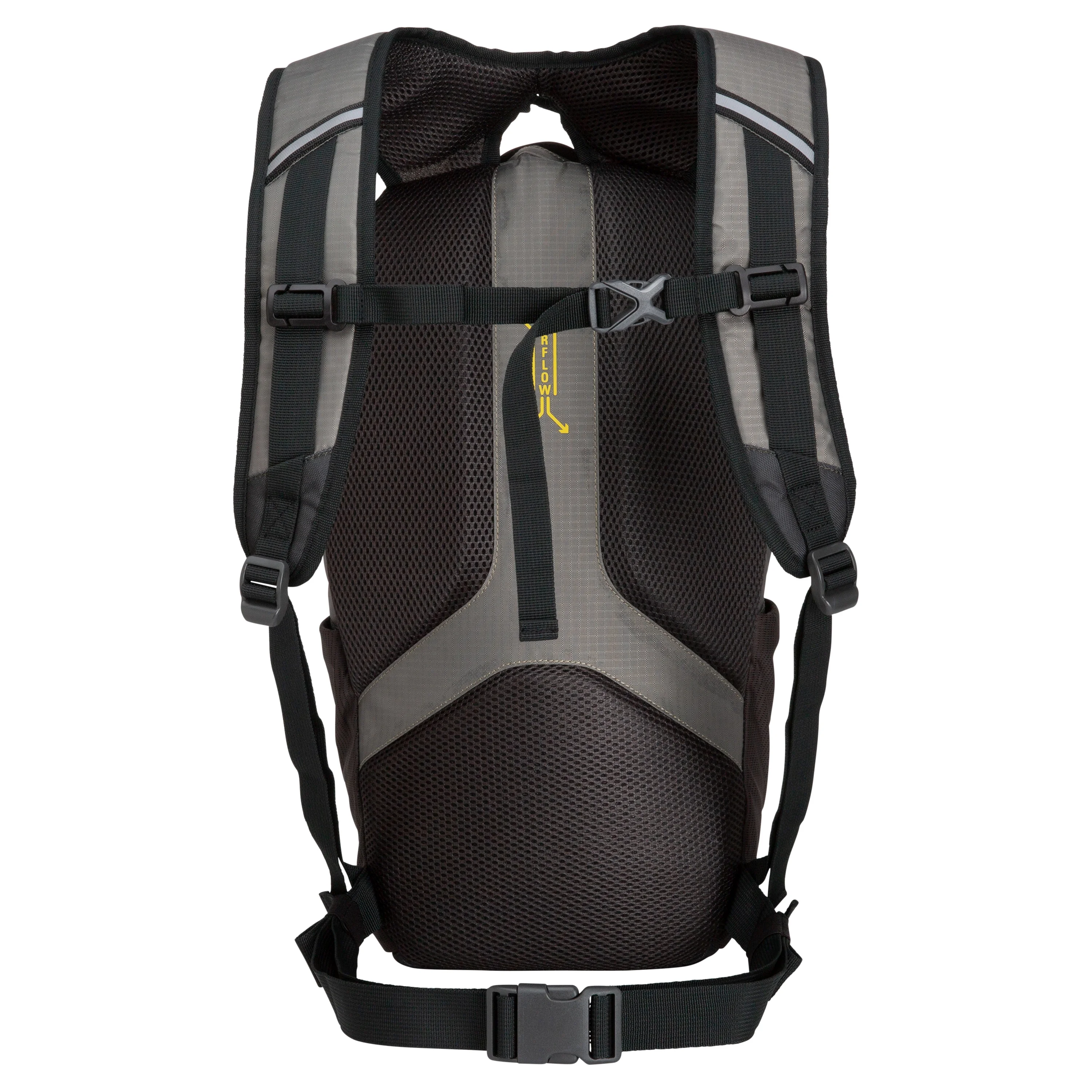 Ozark Trail 17 L Camping, Hiking, Mountaineering, Technical Backpack, Gray, Unisex