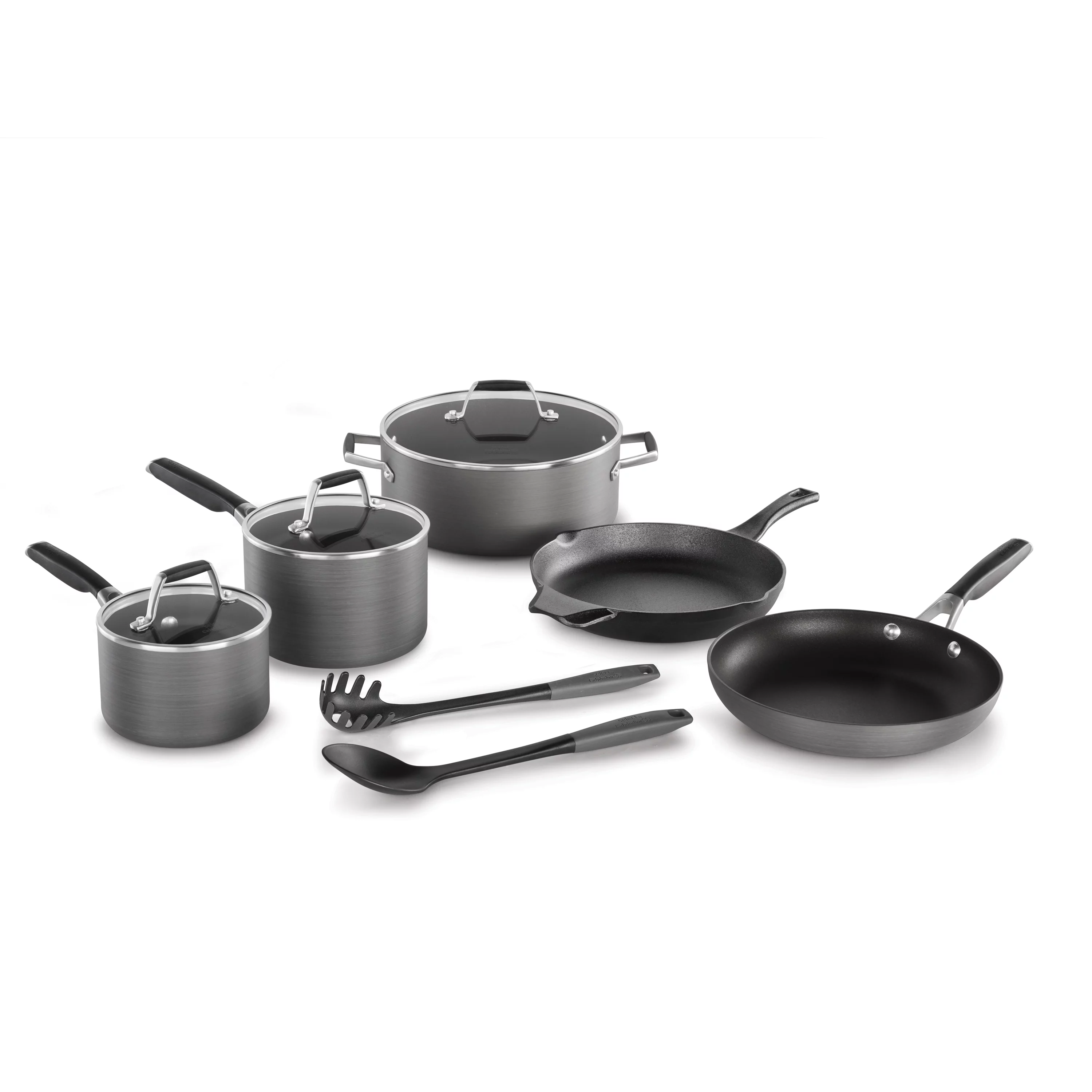 Select by Calphalon Hard-Anodized Nonstick Pots and Pans, 10-Piece Cookware Set