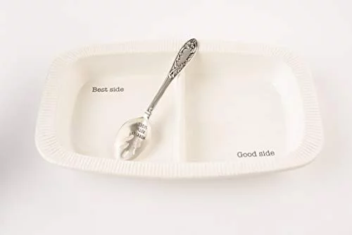 Mud Pie Fall Divided Side Serving Dish Set of 2