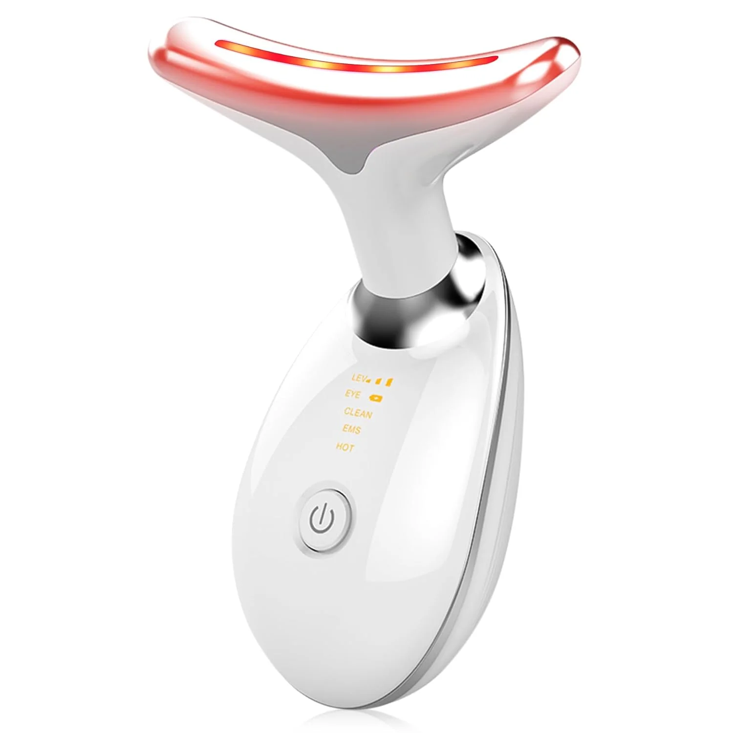 InnotechSc Red Light Therapy for Face, 7 Color LED Face Skin Rejuvenation for Face & Neck Beauty Device, Deplux Neck Tightening Device