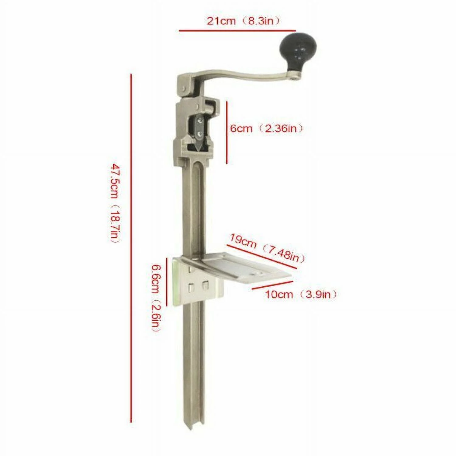 Heavy Duty Commercial Kitchen Tool Restaurant Food Big Can Opener Manual Table