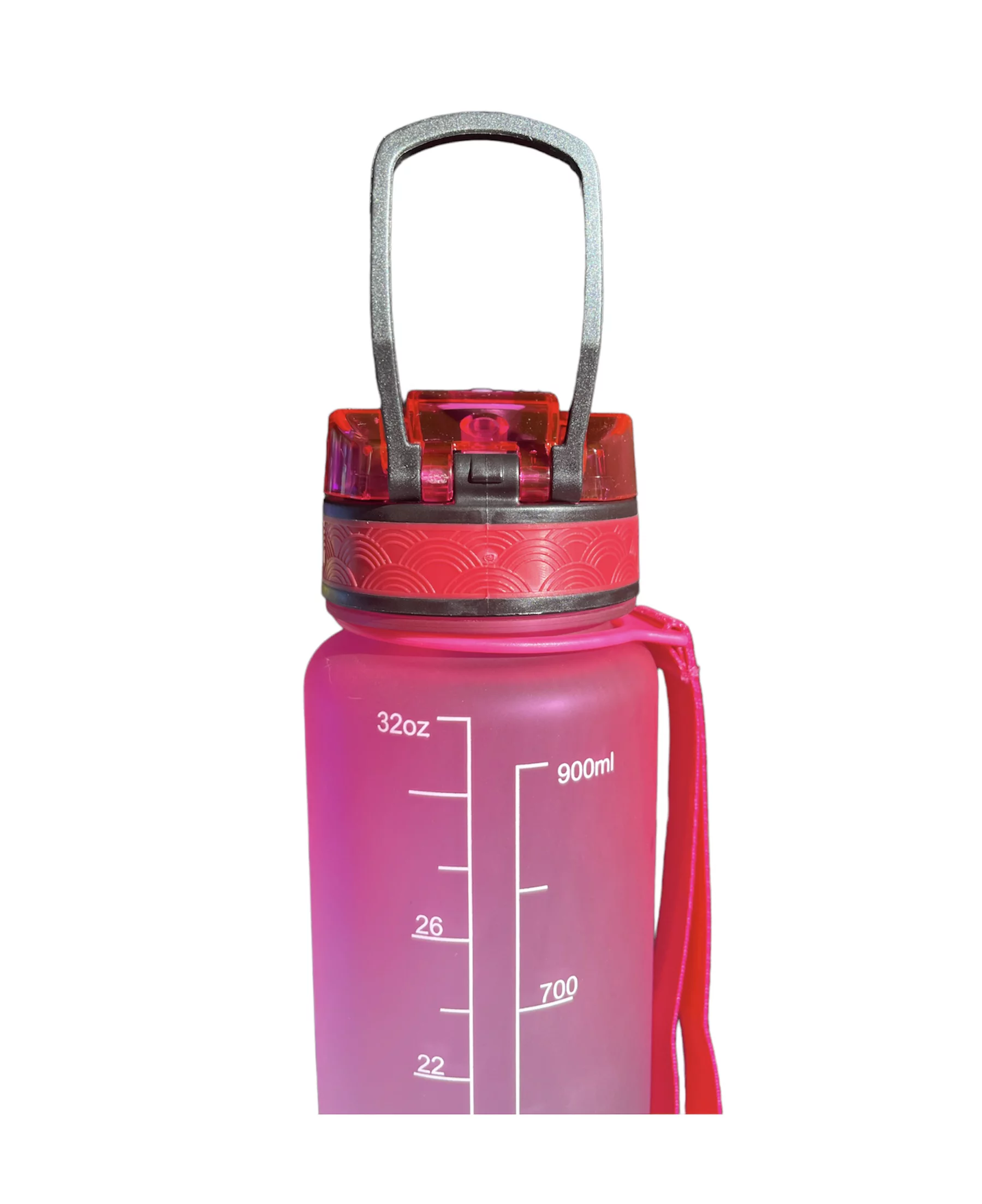 32oz Leakproof Time Marker Motivational Sport Water Bottle
