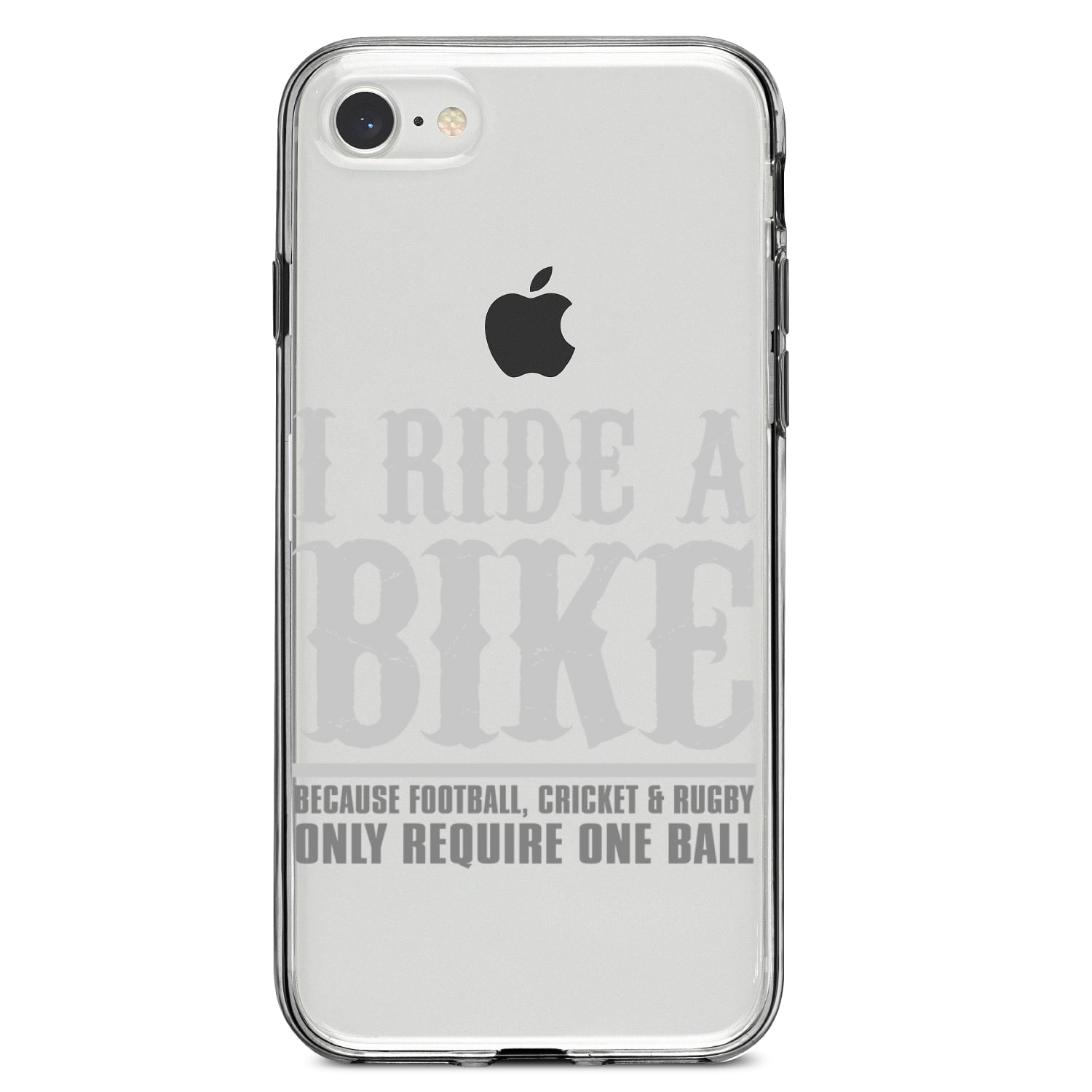 DistinctInk Clear Shockproof Hybrid Case for iPhone 7 8 SE (2020 Model) 4.7