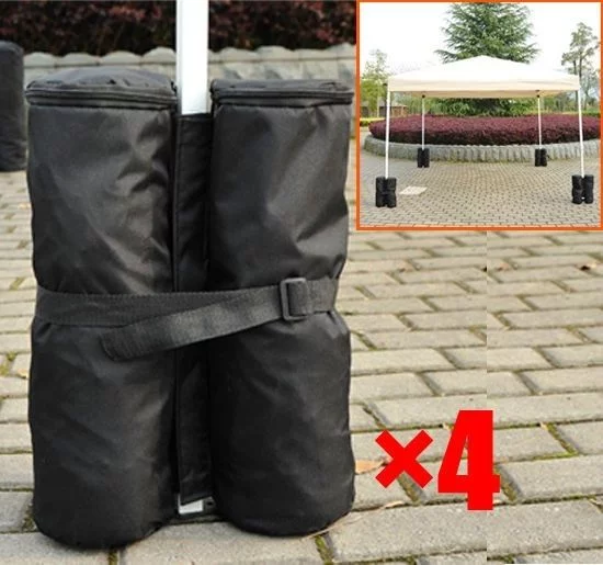Outsunny 4-Pack Canopy Party Gazebo/Pop Up Sandbag Anchor for Stability, Good for Tents, Sun Shades, and Light Stands