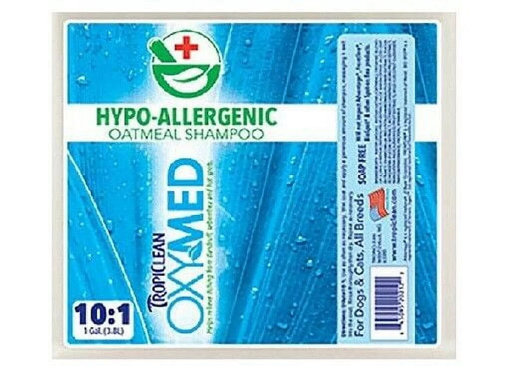 Dog Shampoo Hypoallergenic Soothing Oatmeal Clean Soft Coat Gallon Concentrate