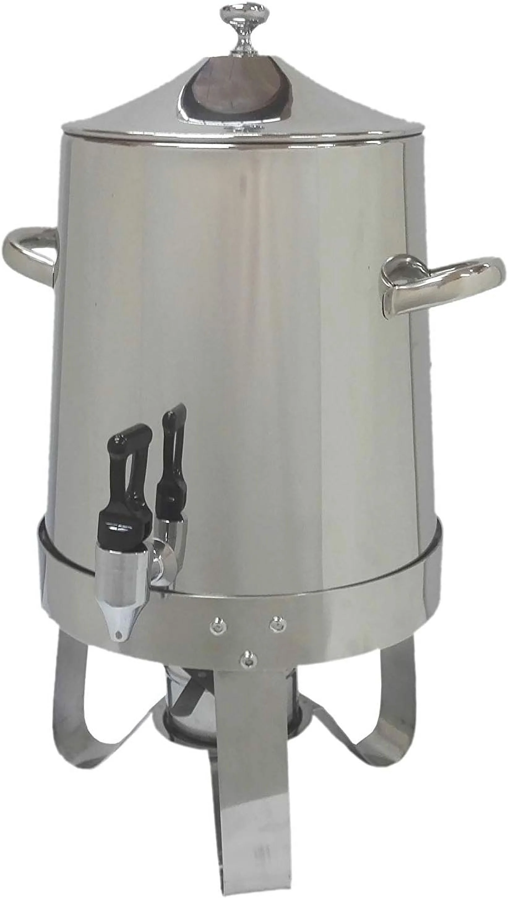 10 Liters Hot Beverage Dispenser, Coffee Urn, Large Stainless Steel Cider Drink Dispenser With Mini Burner Stove To Keep Warm Container 13037-NEW