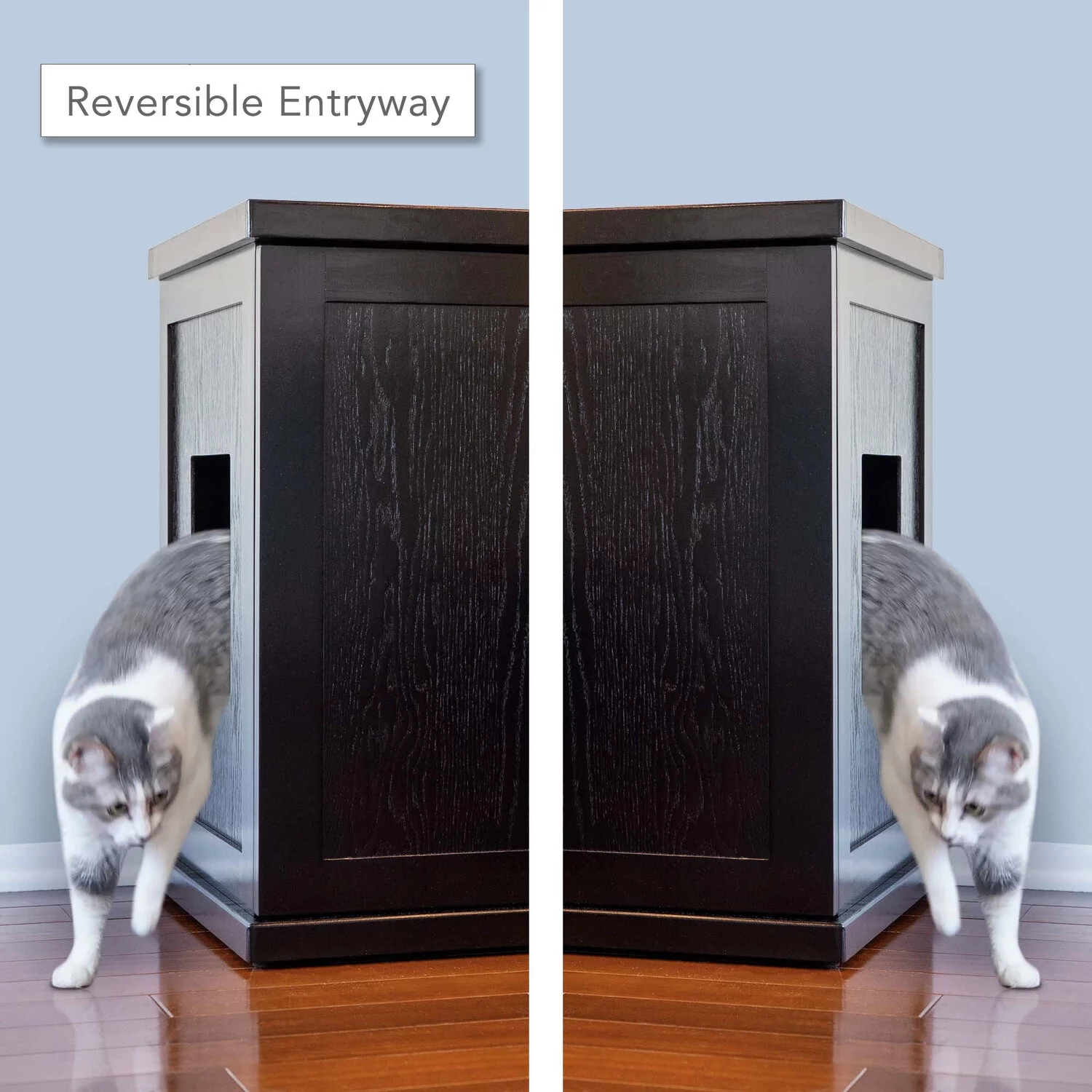 The Refined Feline Refined Litter Box Deluxe Large - Modern w/ Tapered Feet