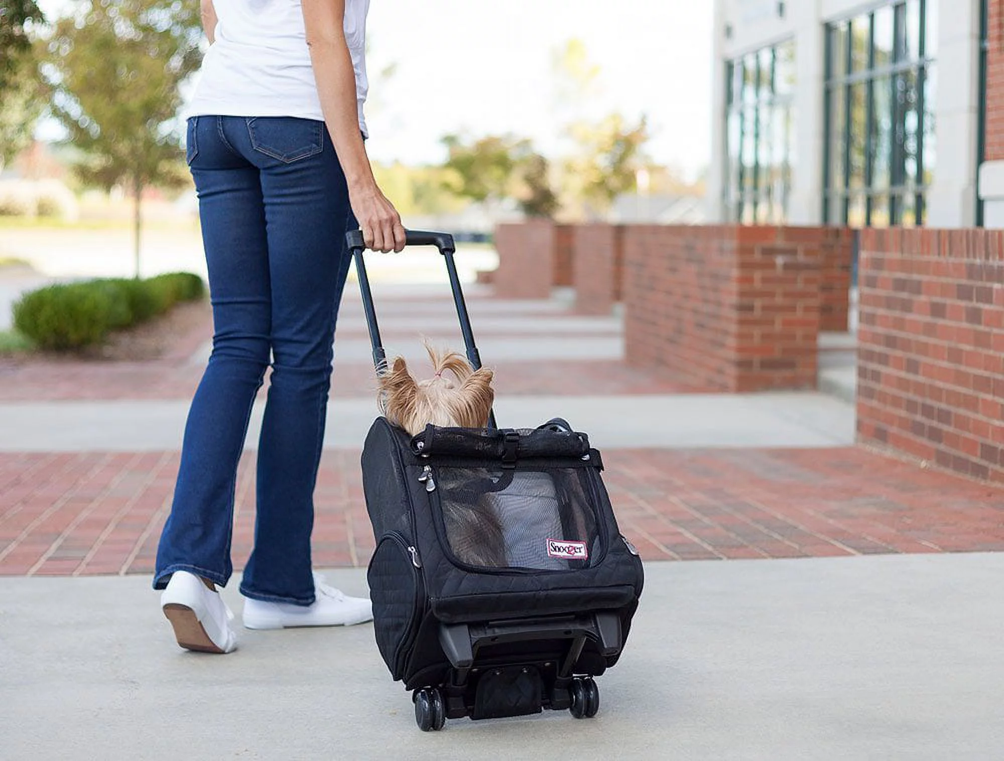 Snoozer Roll Around Travel Dog Carrier Backpack 4-in-1