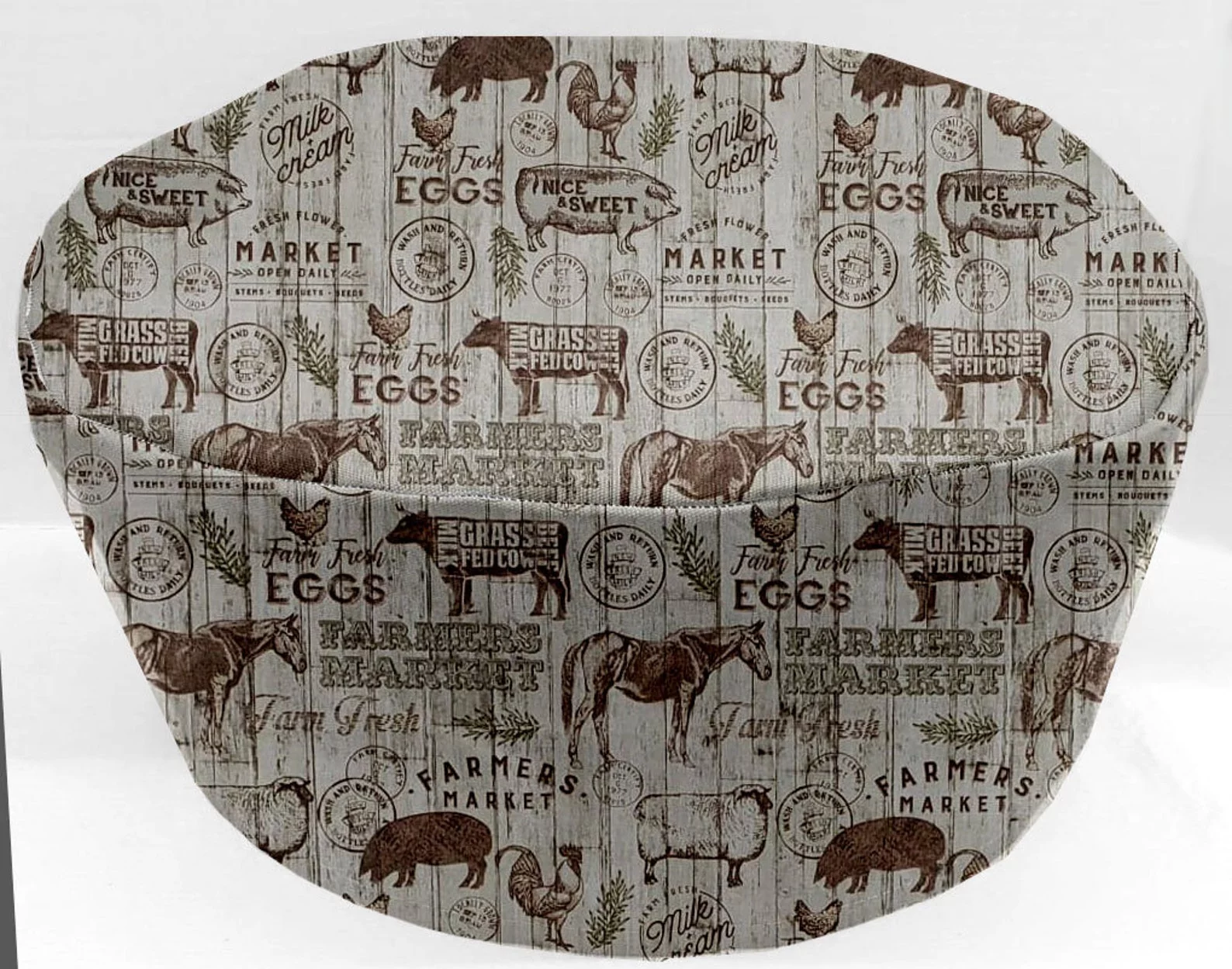 Farmers Market Slow Cooker Cover by Penny's Needful Things (All Farmers Market, Large)