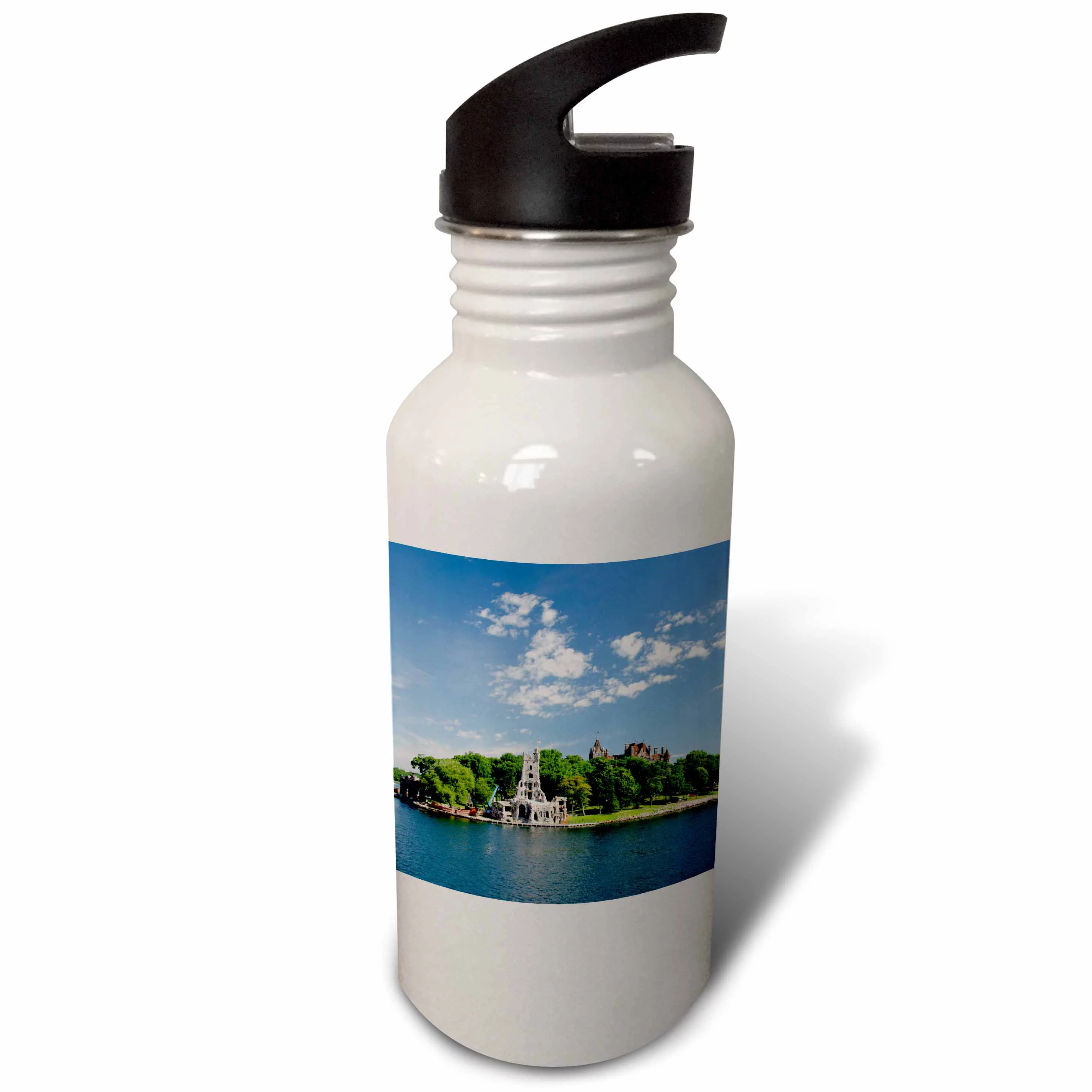Boldt Castle, Thousand Islands, New York USA - US33 CMI0180 - Cindy Miller Hopkins 21 oz Sports Water Bottle wb-145494-1