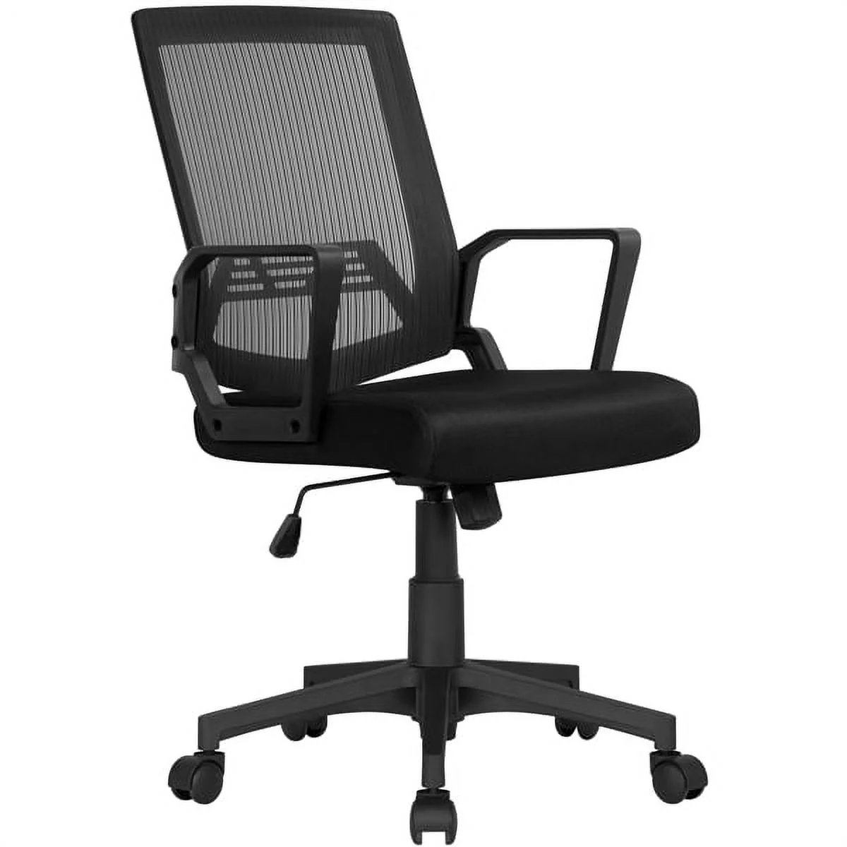 Topeakmart Height Adjustable Mesh Office Chair Computer Chair with 360° Rolling Casters, Black