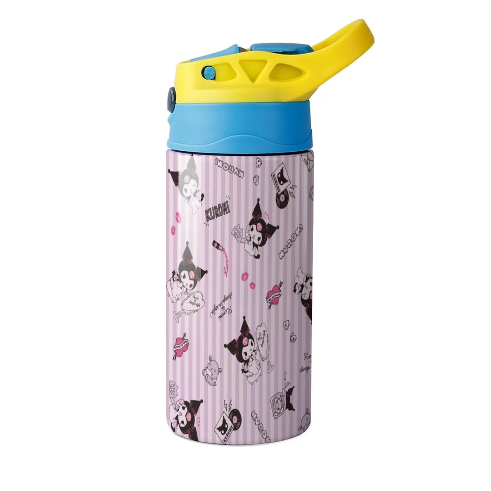 Kuromi My Melody Children's Water Bottle Vacuum Insulated Stainless Steel Cup With Straw Toddler Thermoses