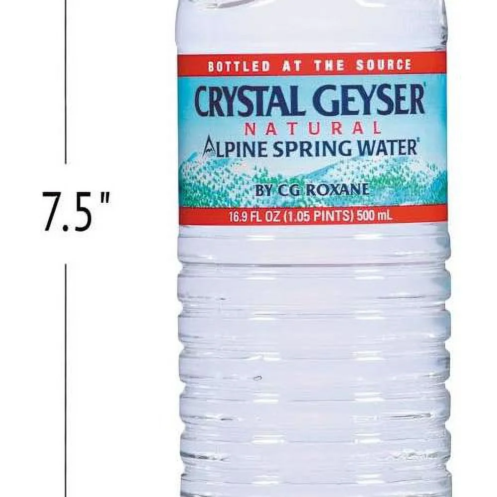 Natural Spring Water, 16.9 Ounce (35 Bottles), 591 Fl Oz