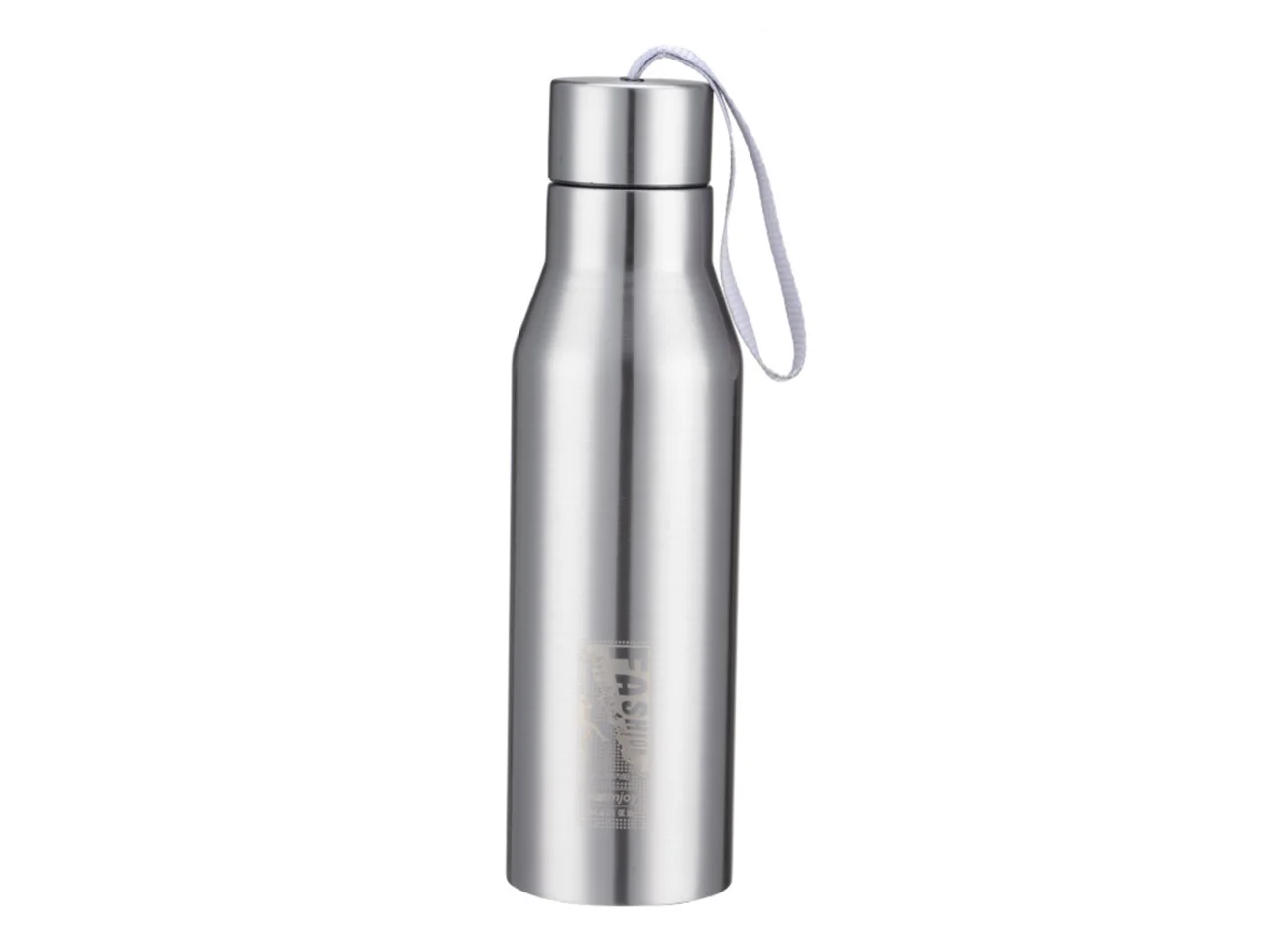 Double Wall Vacuum Insulated Stainless Steel Leak Proof Sports Water Bottle(450ml)(Silver)