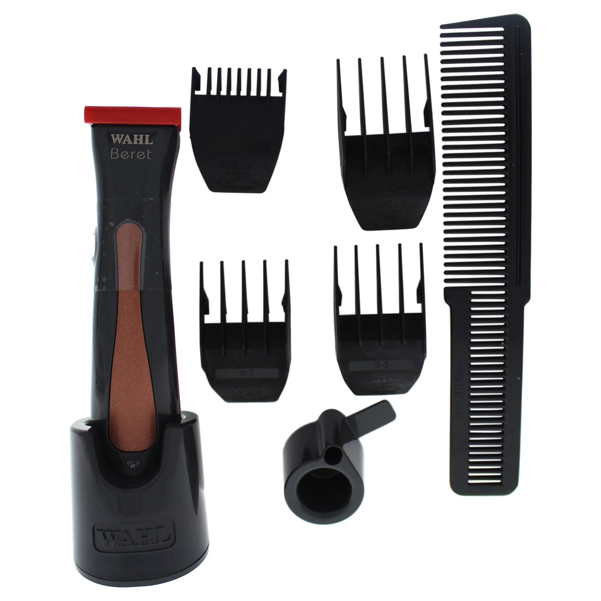 WAHL Professional Beret Lithium-Ion Trimmer - Model # 8841 - Black/Brown - 1 Pc Kit Trimmer