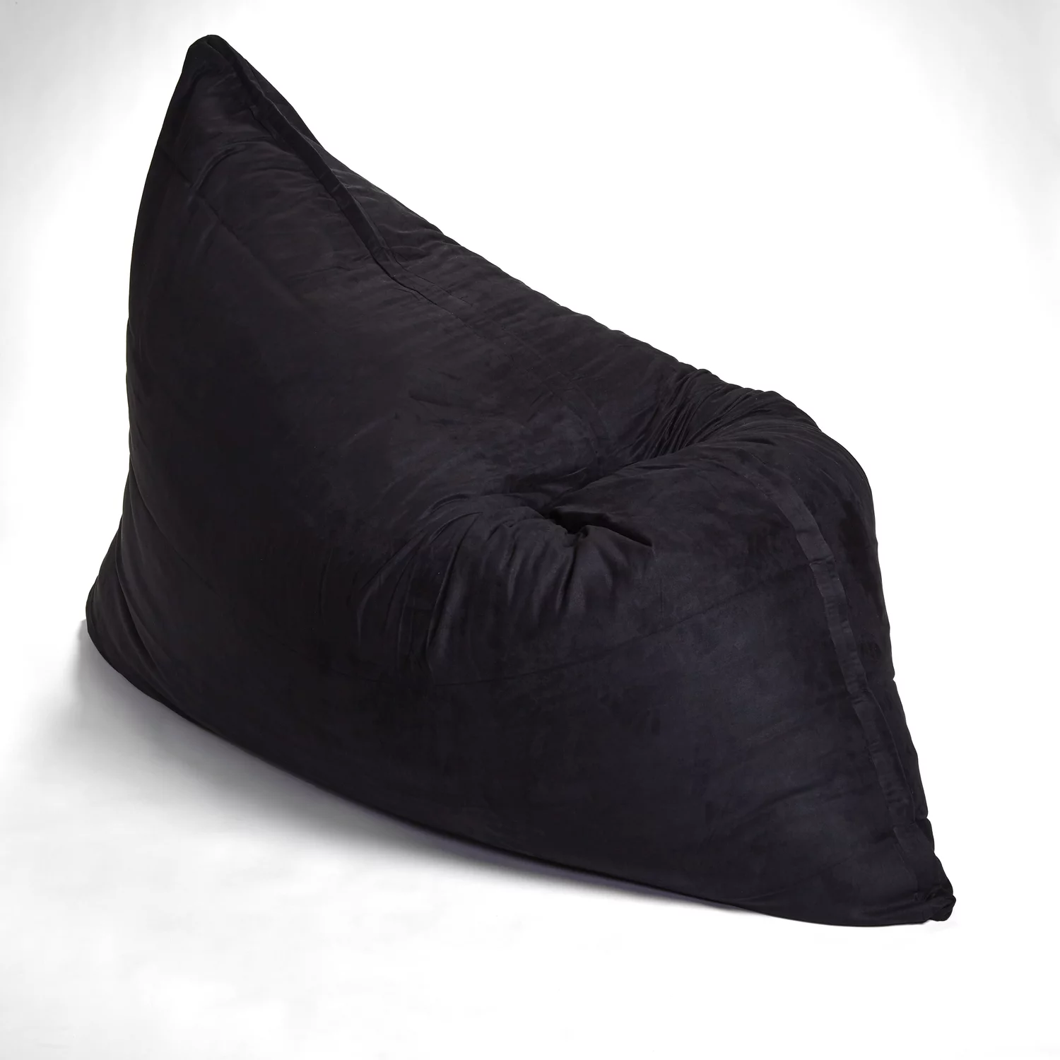 AJD Home  Bean Bag Lounger for Adults Black