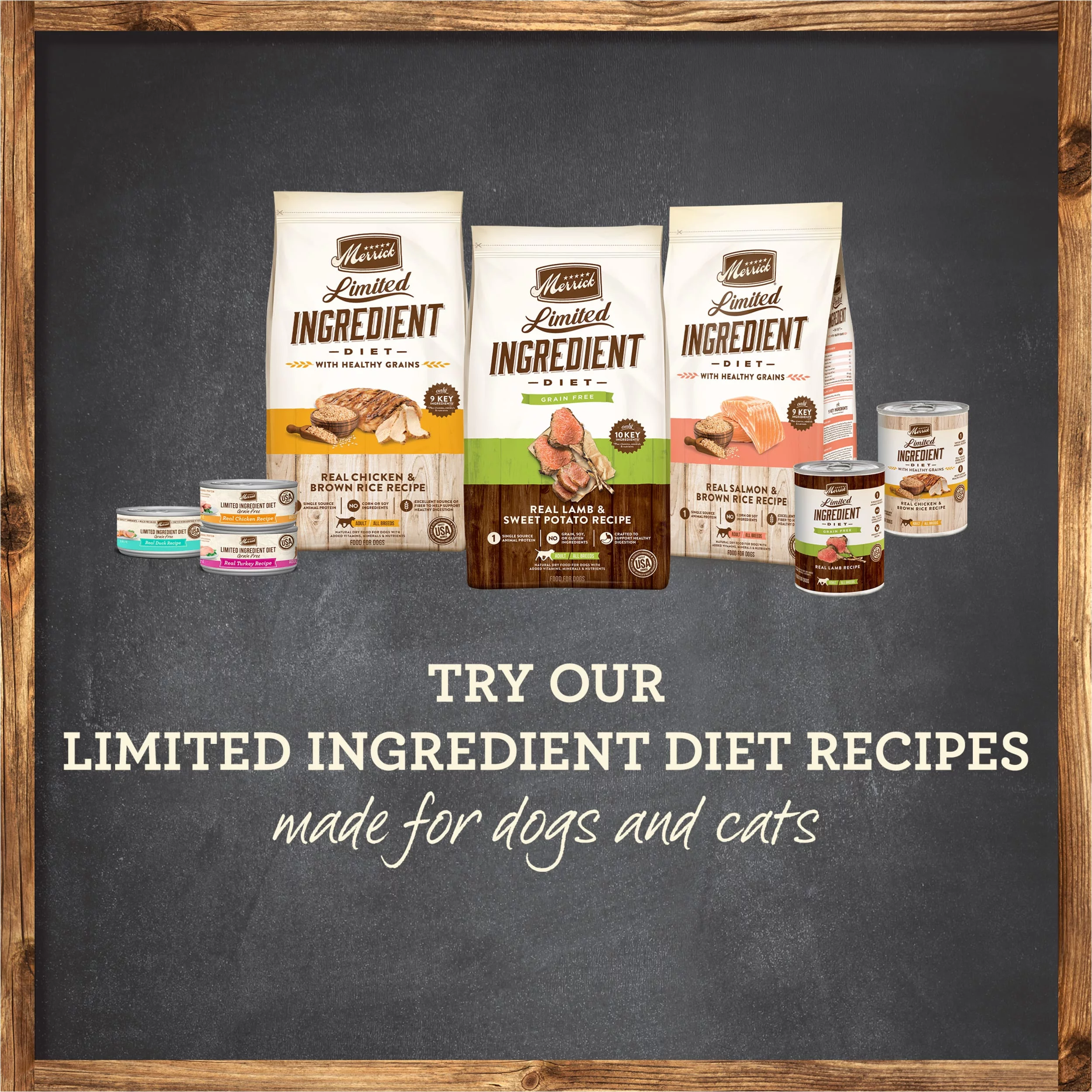 Merrick Limited Ingredient Diet Premium Grain Free And Natural Canned Pate Wet Cat Food, Chicken Recipe