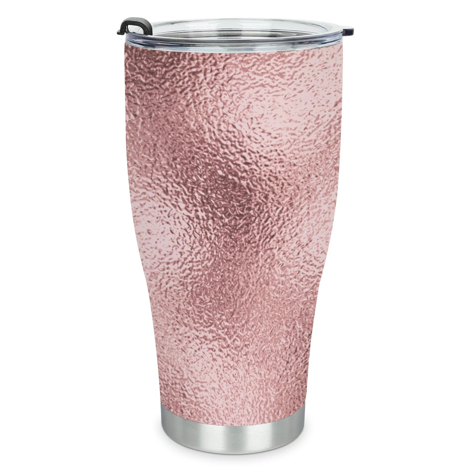 Hidove Stainless Steel Tumbler, Gold Pink Surface Backdrop 30oz Leak Proof & Stainless Steel Bottle for Hot & Cold Drinks - Coffee Travel Mug, Water Metal Canteen, Thermal Cup