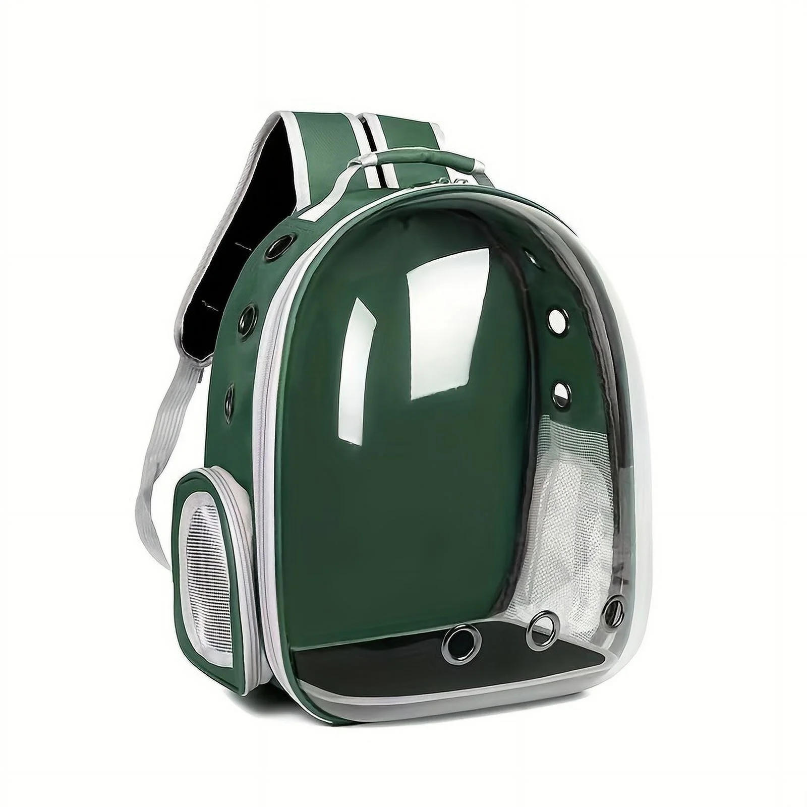 Stylish Breathable Cat Carrier Backpack – Portable Space Capsule Style with Large Capacity & Secure Zipper