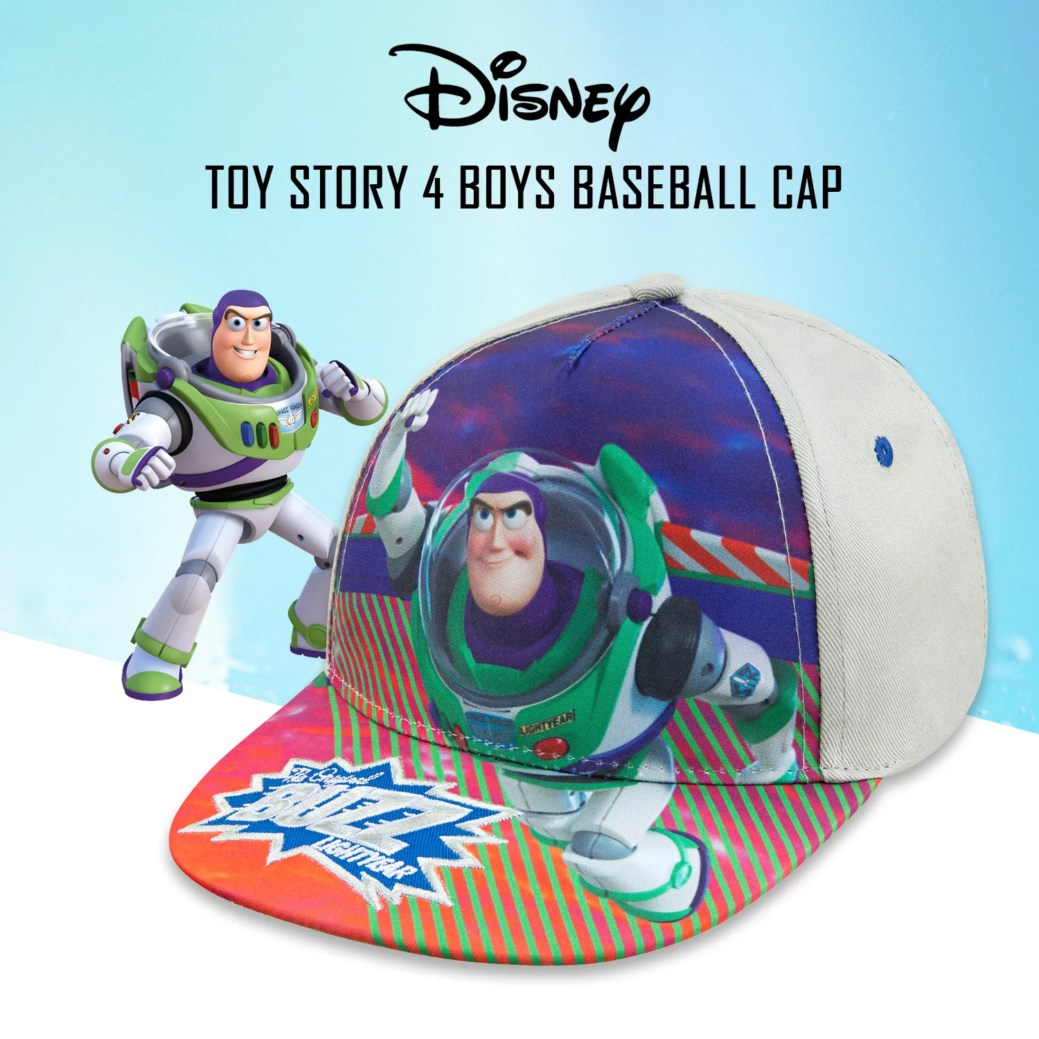 Disney Boys Toy Story 4 Buzz Lightyear Baseball Cap