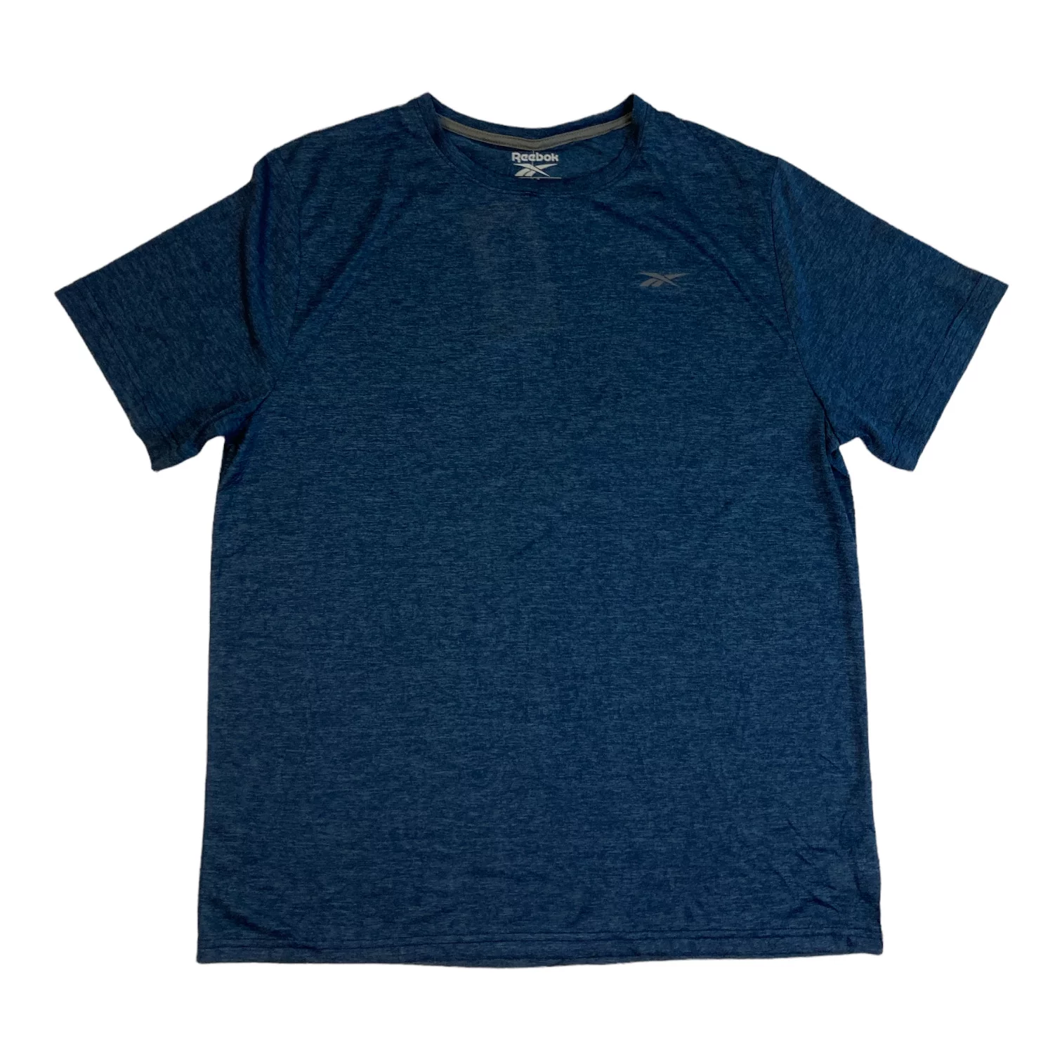 Reebok Men's SPEEDWICK Moisture Wicking Textured Active Tee (Dress Blues, S)