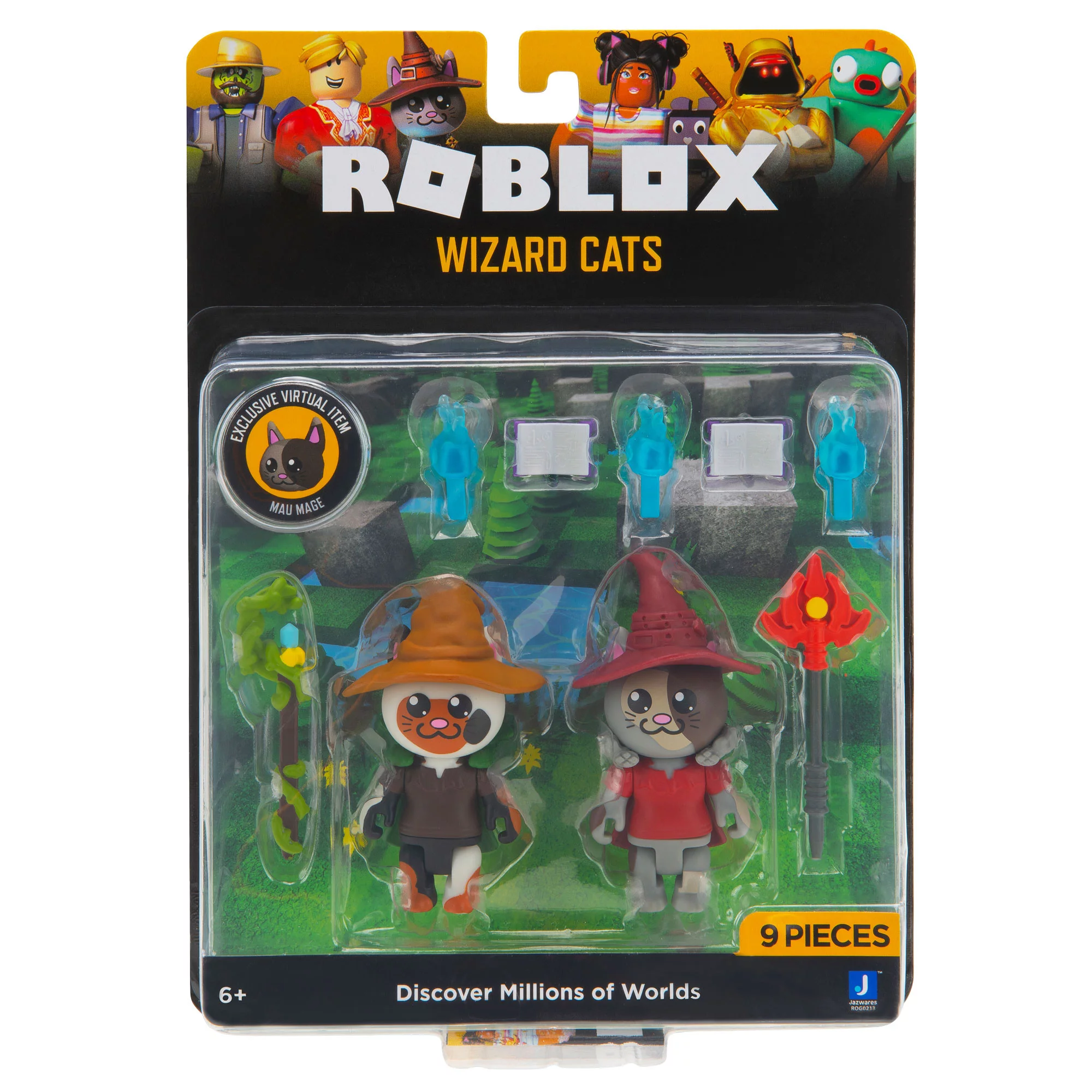 Roblox Celebrity Collection Game Packs Wizard Cats [Includes Exclusive Virtual Item]
