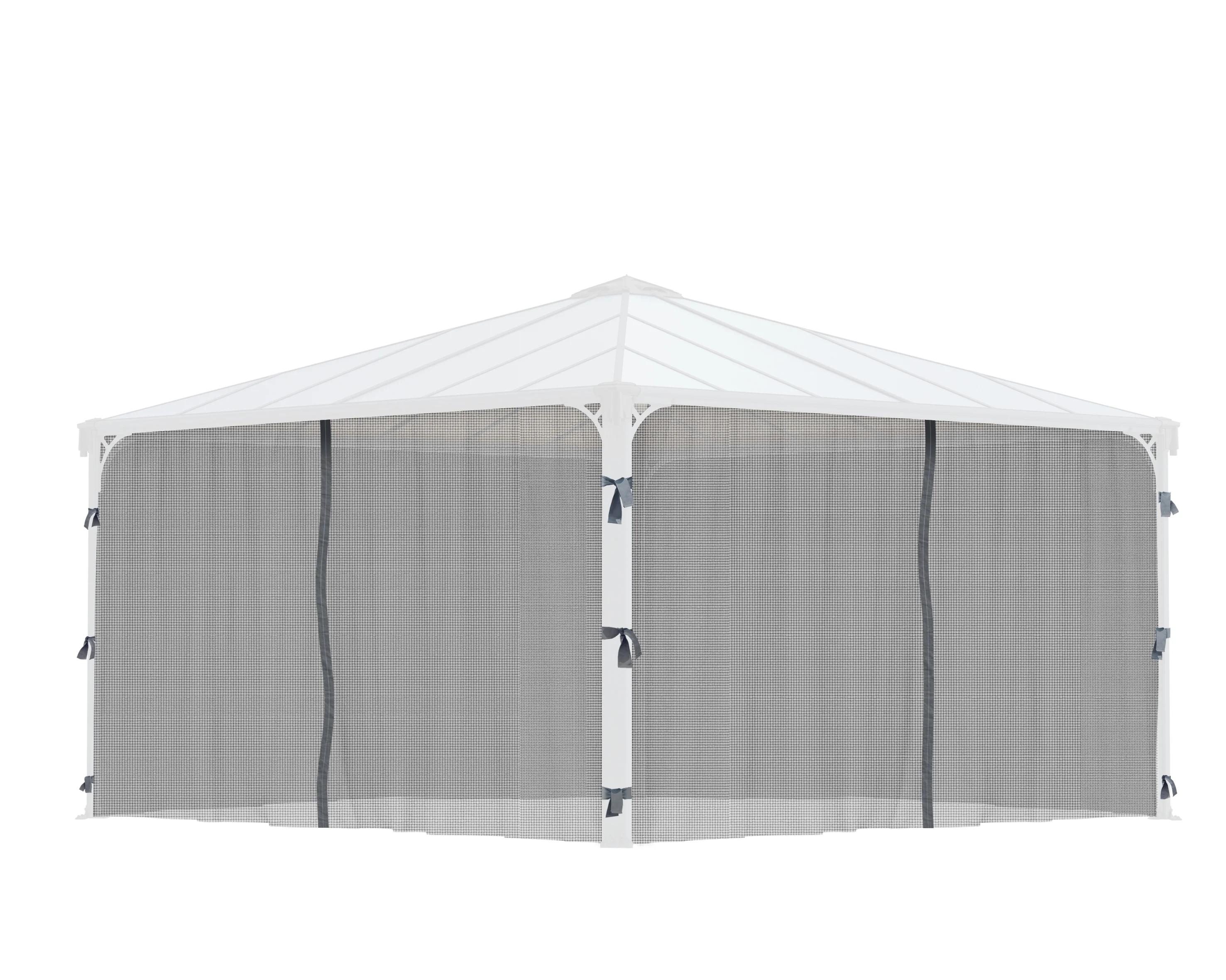 Palram - Canopia Palermo 4300 14' x 14' Gazebo Netting set - 4 Piece