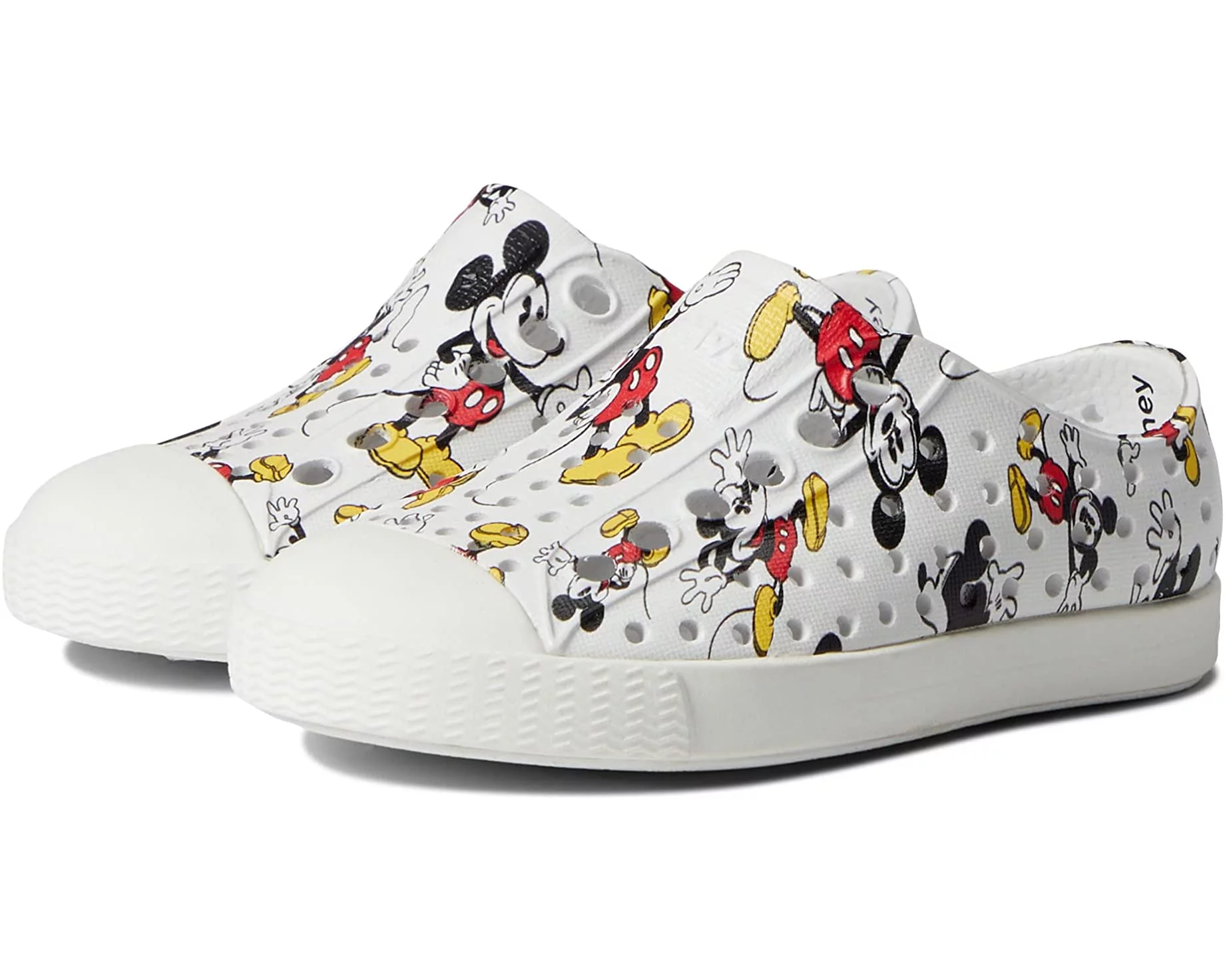 Native Shoes Unisex-Child Jefferson Print Junior Sneaker Mickey All Over Print Youth 13
