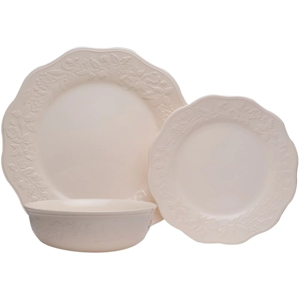 Red Vanilla Country Villa 18Pc Dinnerware Set