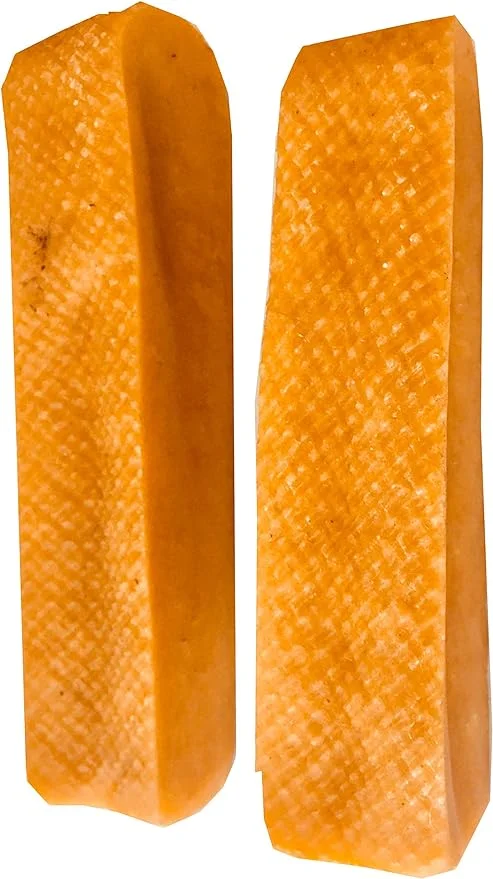 Snow Hill Natural Himalayan Dog Chews Medium 2 Pcs Long Lasting, Odor Stain Gluten GMO Free Protein-Rich Treat for Improved Oral Health Yaky Cheese Strong Treats