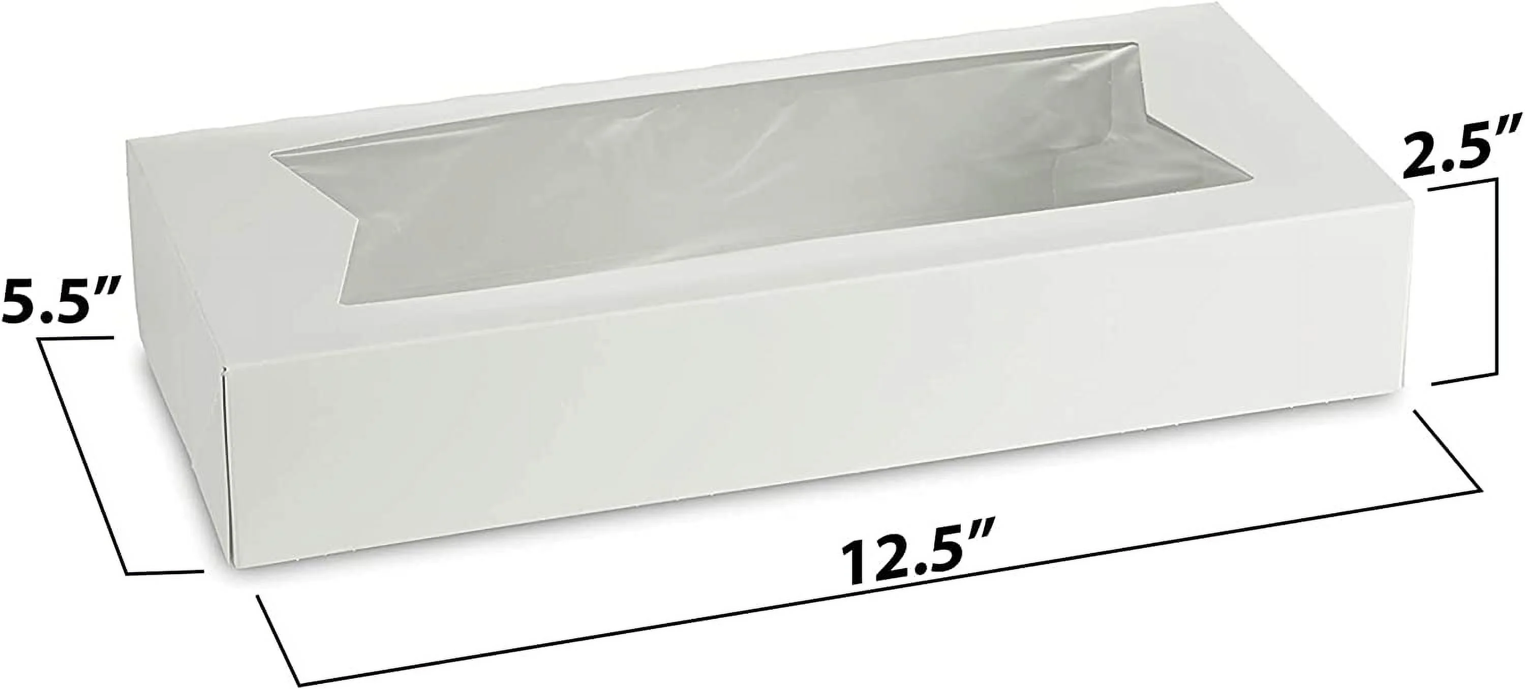 MT Products Cookie Box/White Bakery Boxes 12.5