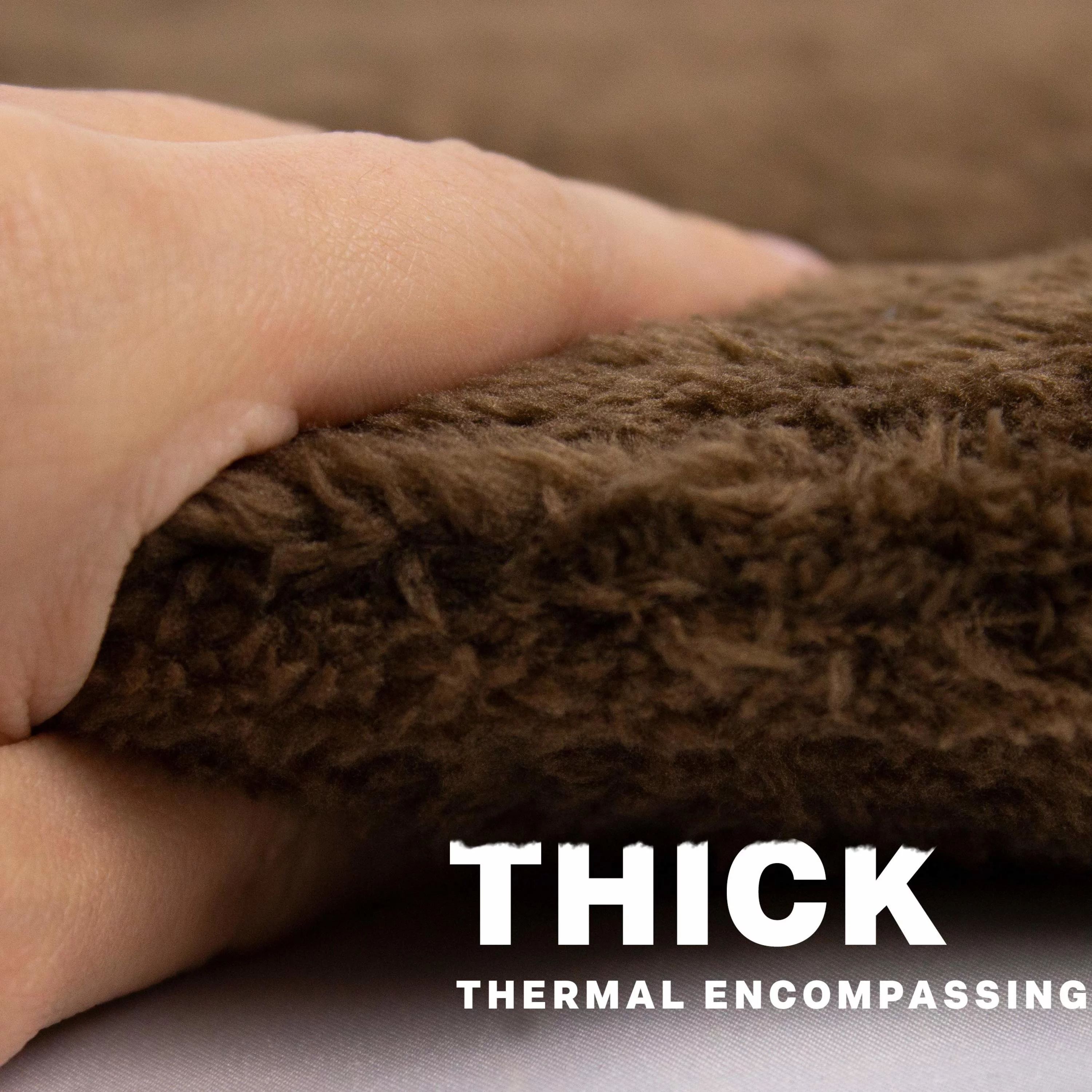 Downtown Pet Supply Self Heated Cat Bed and Dog Crate Mat, Brown, S