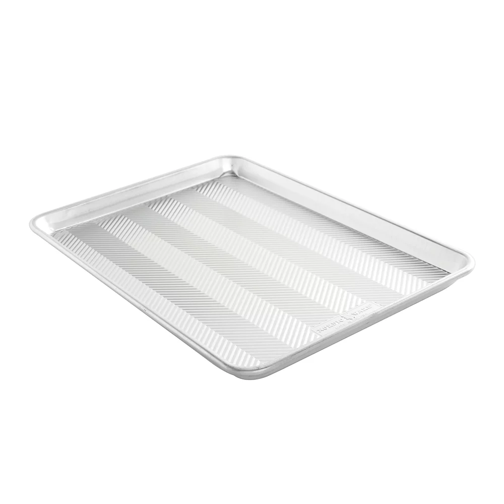 Nordic Ware Prism Half Sheet, Natural Aluminum, Lifetime Warranty, 1.61 lbs, 16.25