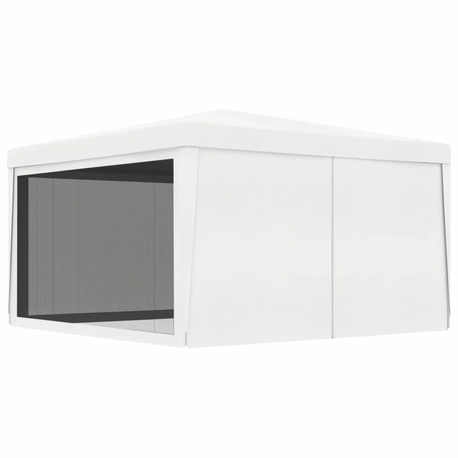 Aibecy Party Tent with 4 Mesh Sidewalls 13.1'x13.1' White