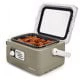 1PK Presto Nomad 8 qt. Brown Plastic Slow Cooker