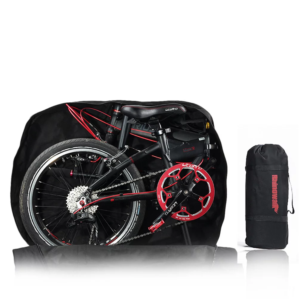 Practical Packed Car Thickened Bag Folding Bike Carrying Pouch Loading Vehicle Carrying Bag Folding Bike Bag for Camping Outdoor