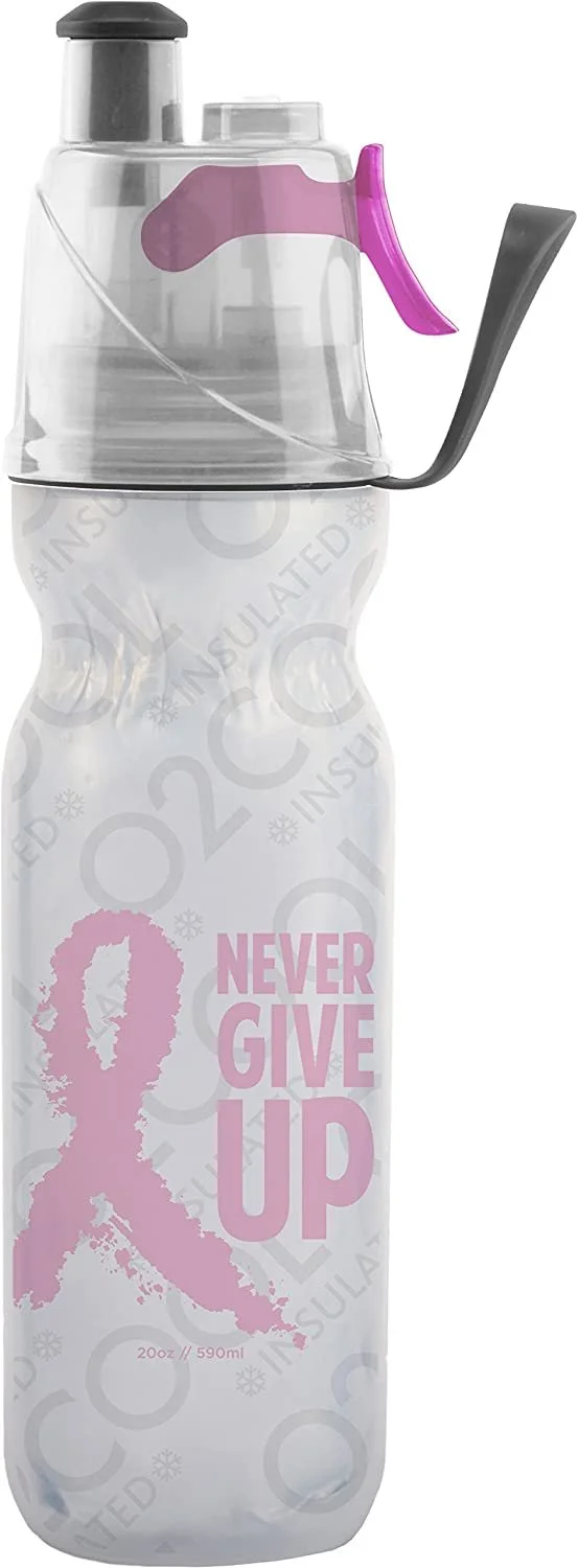 O2COOL Insulated ArcticSqueeze Mist 'N Sip Bottle 20 oz., BCRF