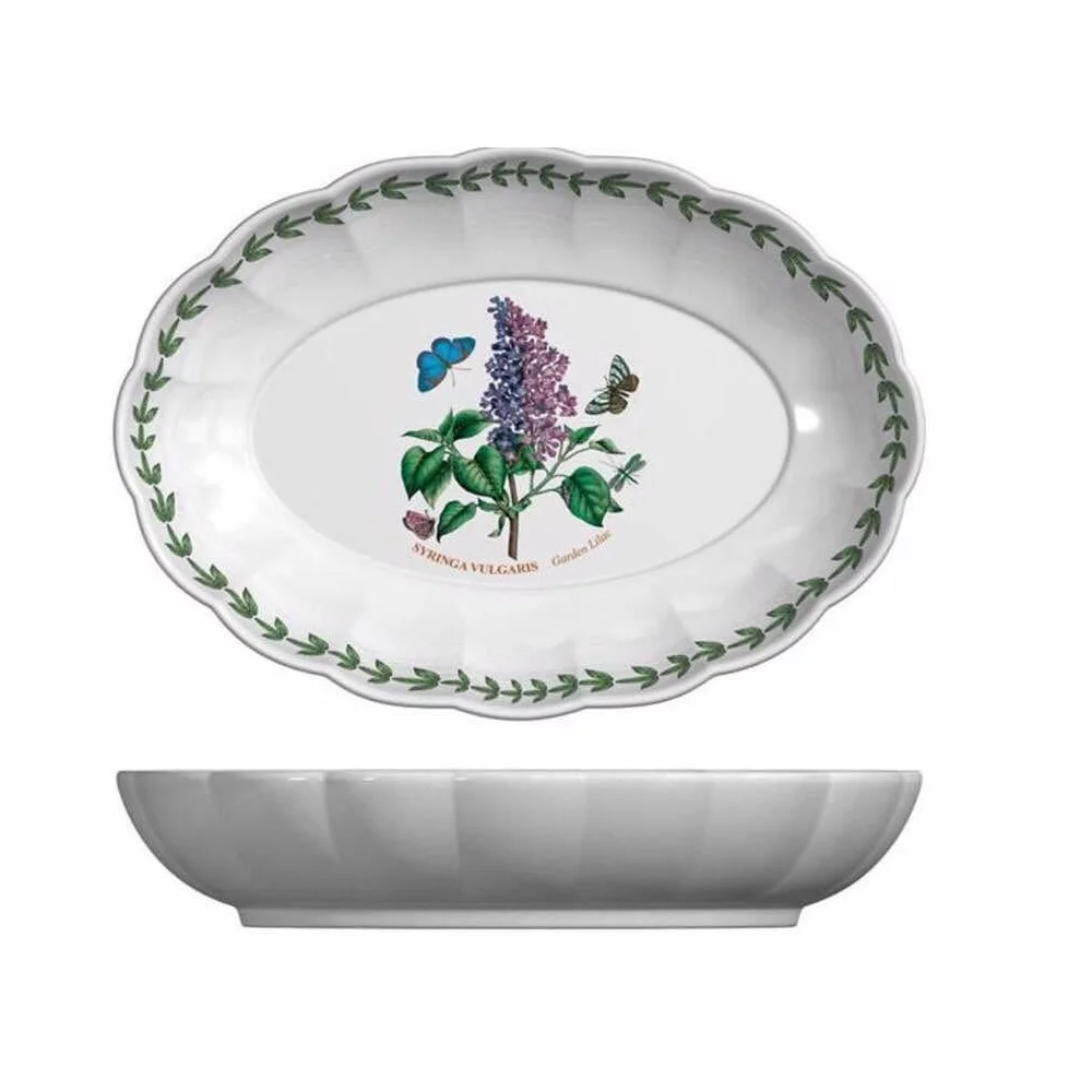 Portmeirion Botanic Garden Fluted Oval Dish
