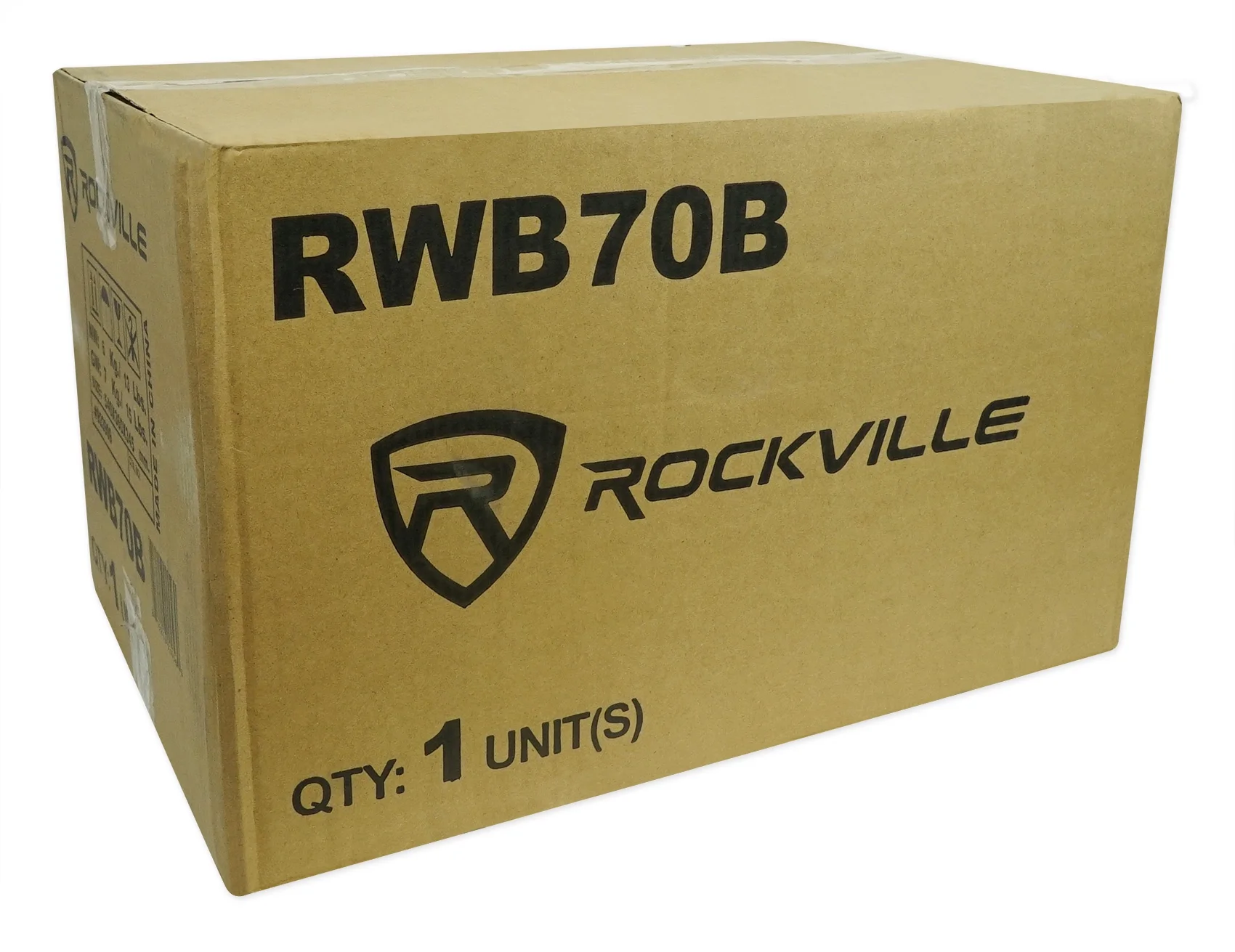 (8) Rockville RWB70B Black 6.5