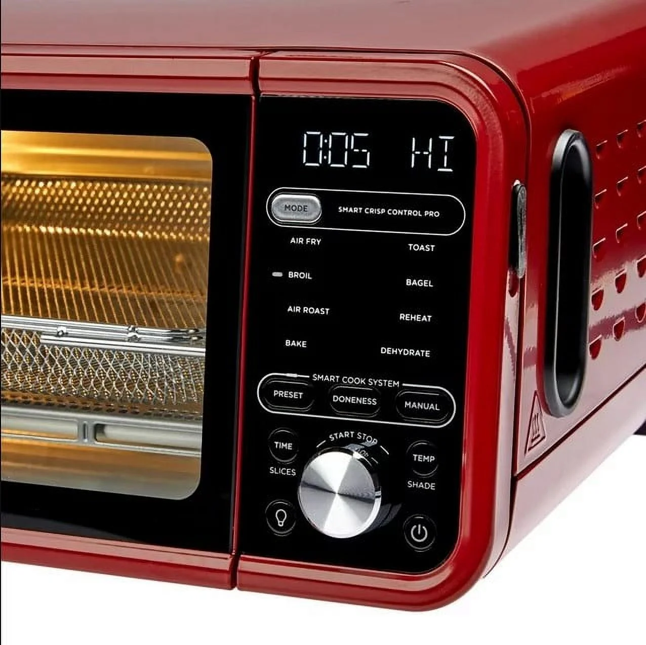 Pre-Owned Ninja SP251Q Digital Air Fry Pro 10-in-1 Smart Oven w/Temperature Probe - RED (Fair)