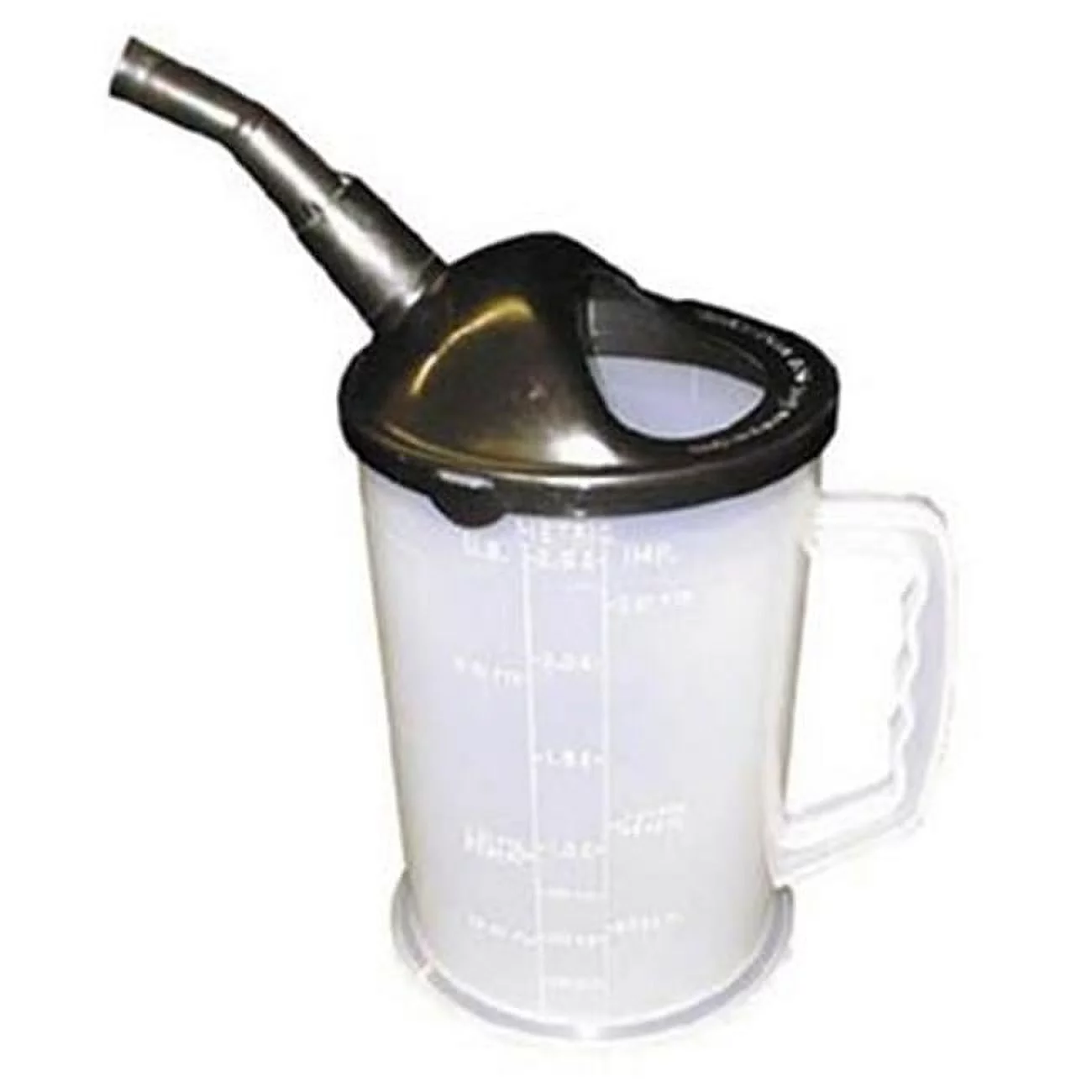 94026 Measure And Pour Bottle-155 Oz. - White/ black