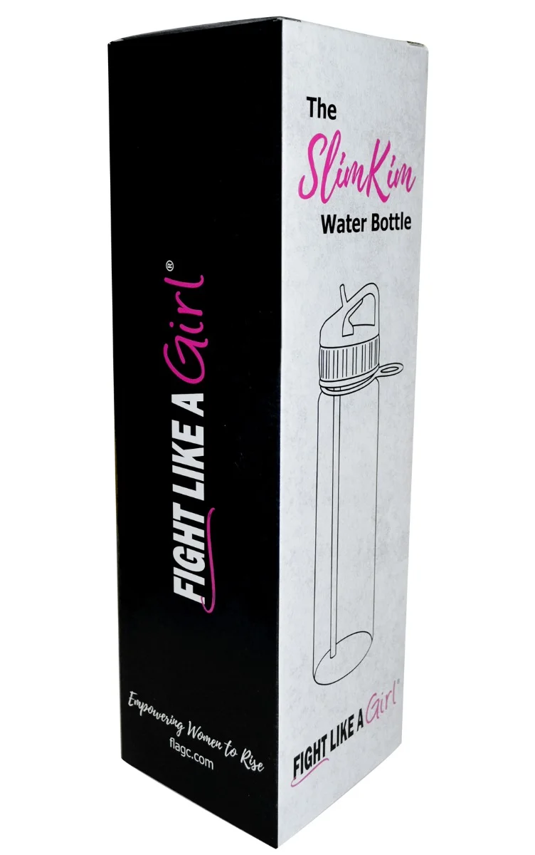 Fight Like a Girl Hybrid SlimKim Water Bottle - Teal