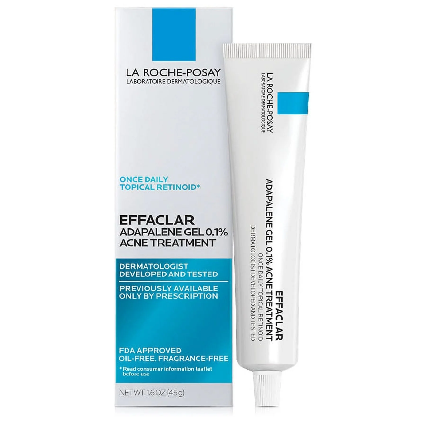 La Roche - Posay Effaclar Adapalene Gel 0.1% Retinoid Acne Treatment