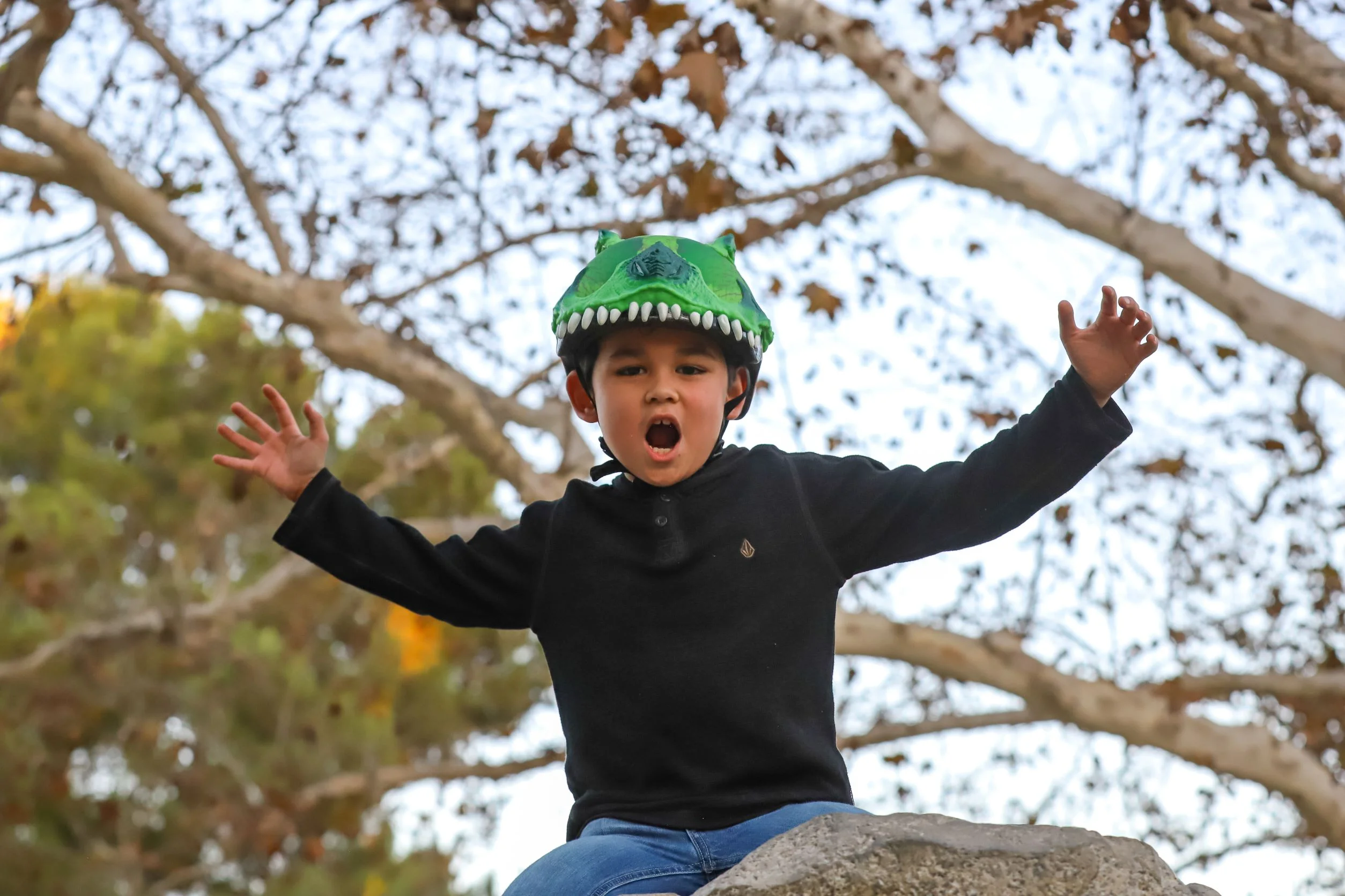 Raskullz T-Rex Awesome Green Helmet, Child 5+ (50-54cm)