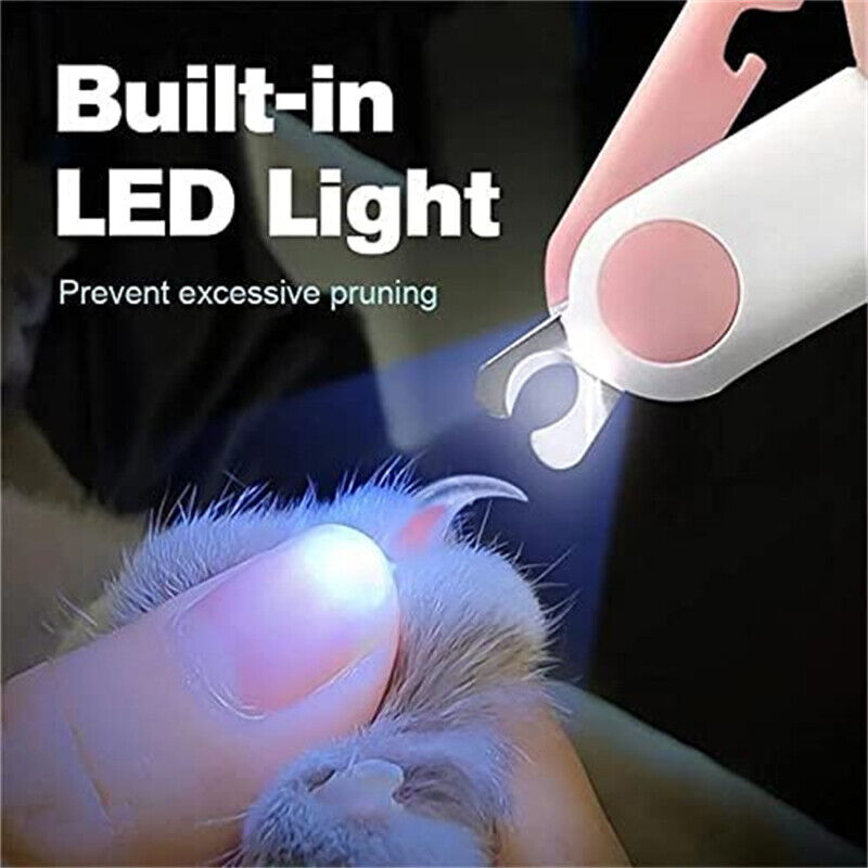 Professional Pet Grooming Tools - LED Light Pet Clippers & Nail Clippers Cats
