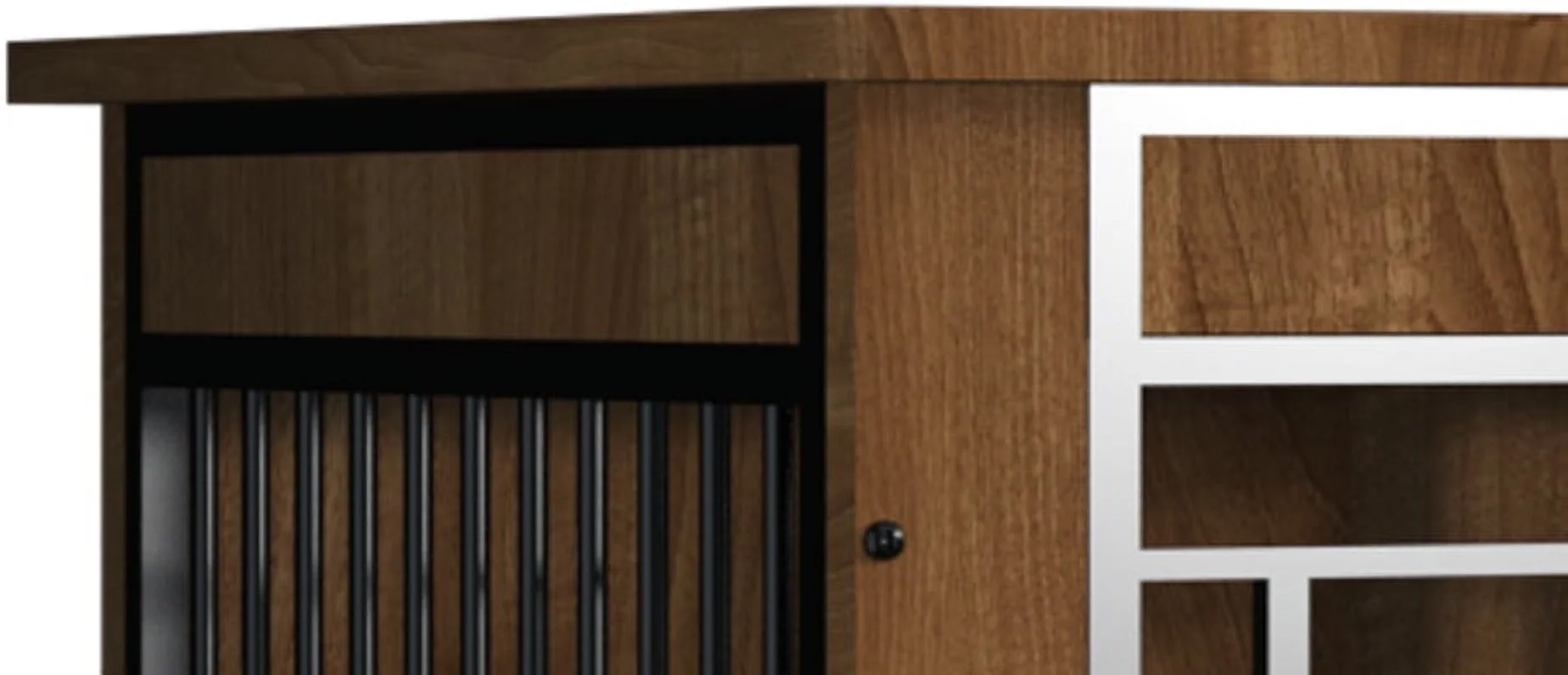 Black wooden dog cage medium dog pet furniture L20.86IN*W31.88N*H29.92IN