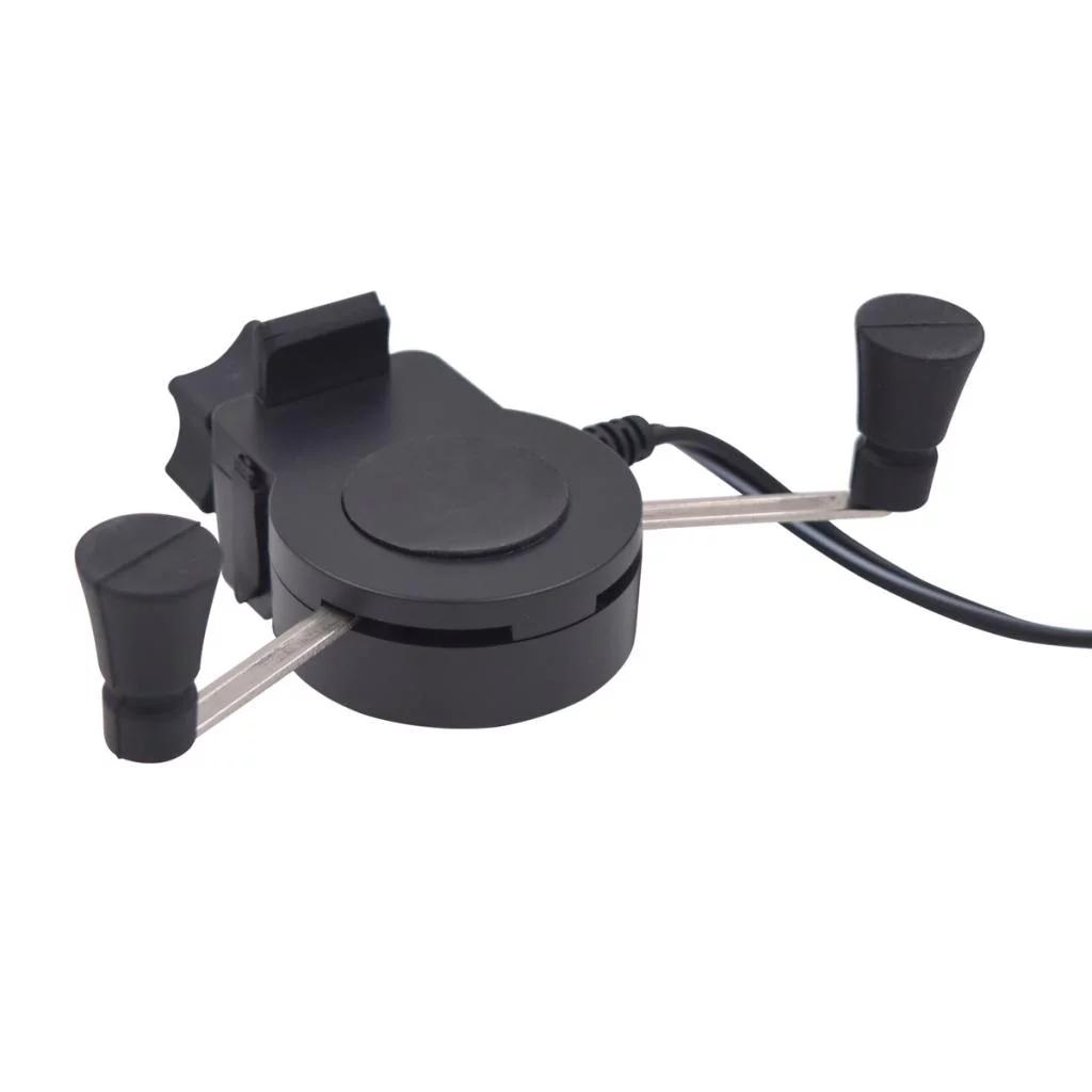 360  degree Rotatable Mobile Phone Holder Clamp Fit For Motorcycles Handlebar Holder With Built-in USB Port