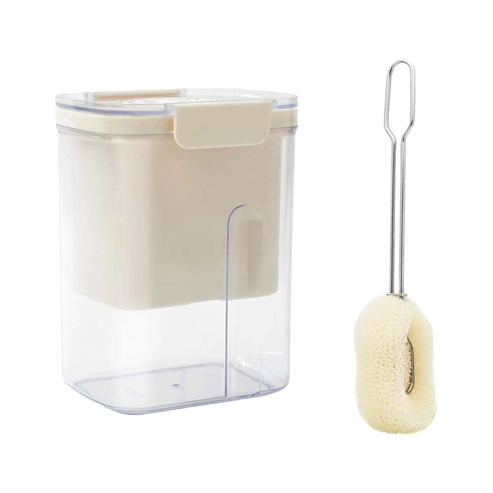 LOVIVER Greek Yogurt Strainer Food Strainer Kitchen Tool Reusable Homemade Makes Thick Creamy Greek Yogurt Whey Separator Milk Filter