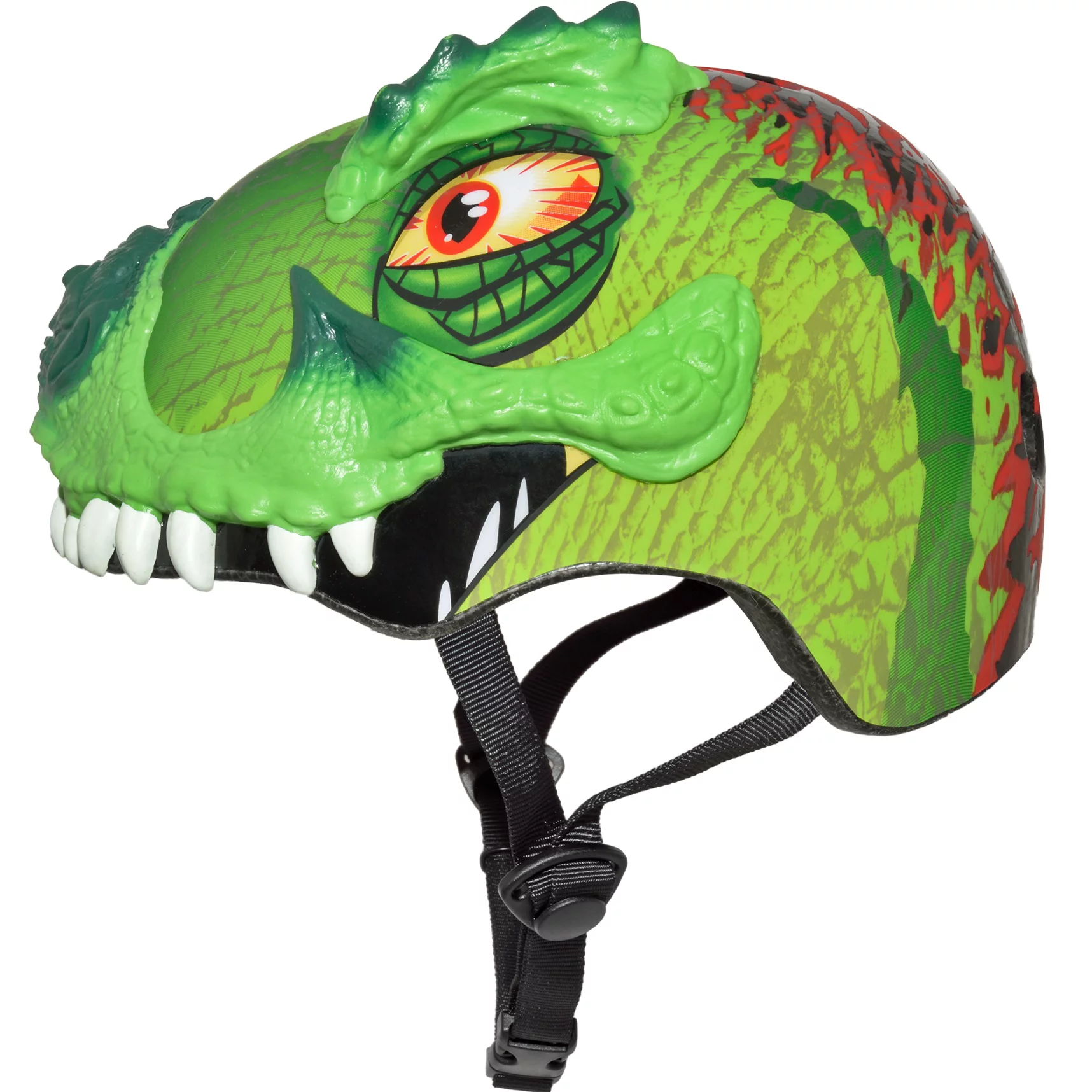 Raskullz T-Rex Awesome Green Helmet, Child 5+ (50-54cm)